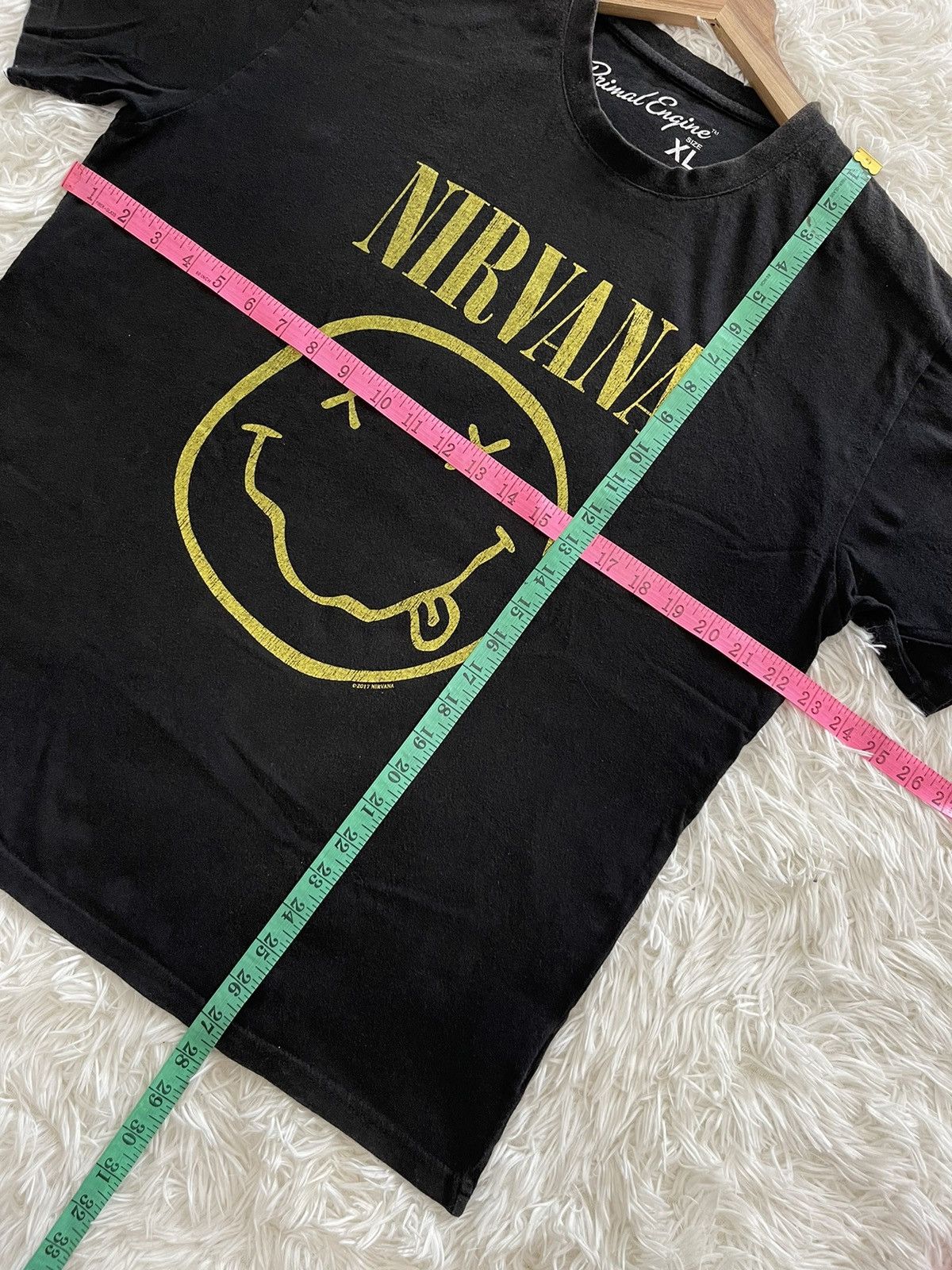 Band Tees × Nirvana Y2k Nirvana Smile Band Tees Size US L / EU 52-54 / 3 - 10 Thumbnail