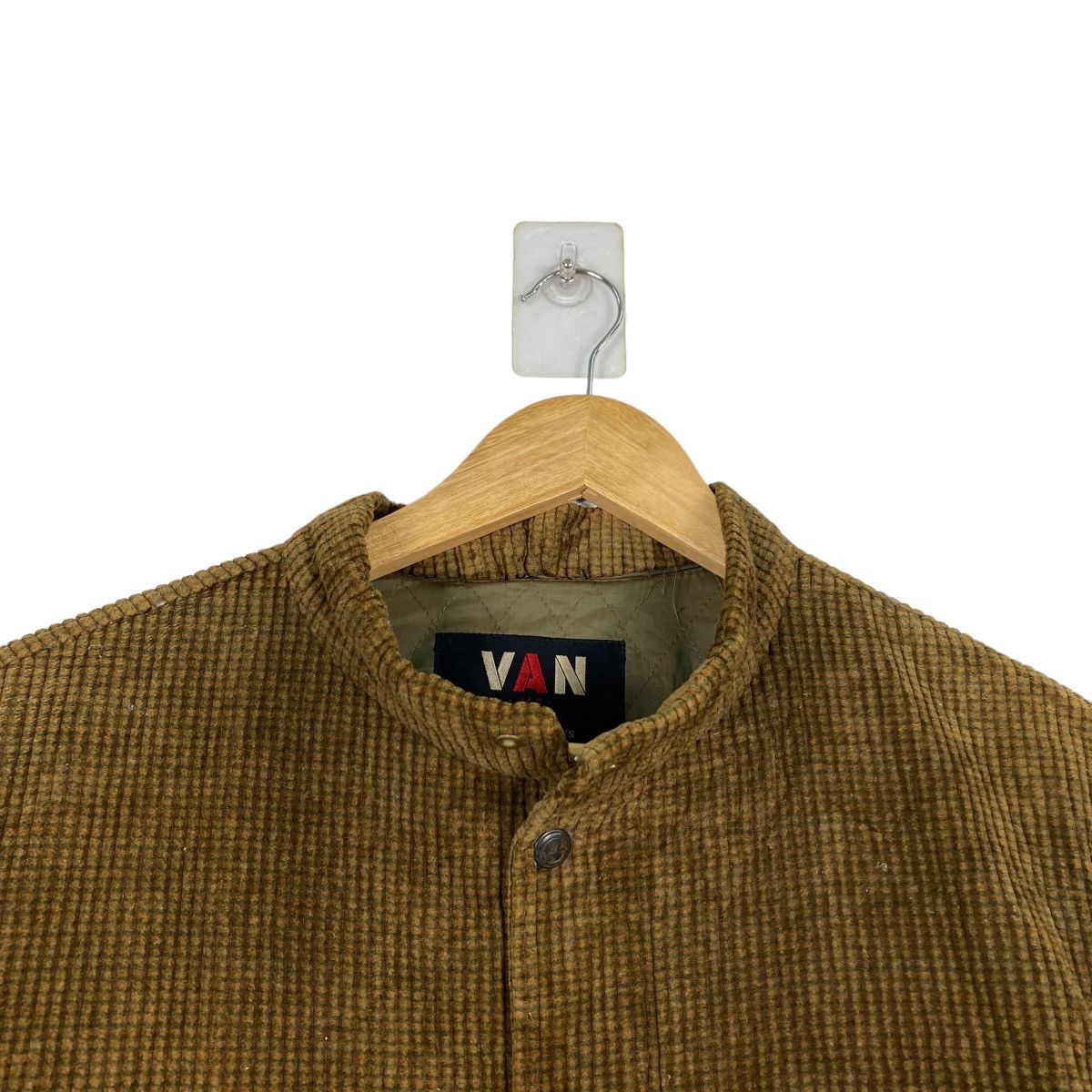 Japanese Brand Van Jac Coduroy Long Coat Inspired Yohji Yamamoto Size US L / EU 52-54 / 3 - 5 Thumbnail