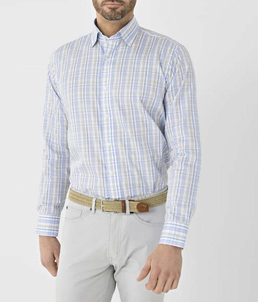 Peter Millar Peter Millar Crown Crafted Men's Viggo Sport Button Up SM Size US S / EU 44-46 / 1 - 1 Thumbnail