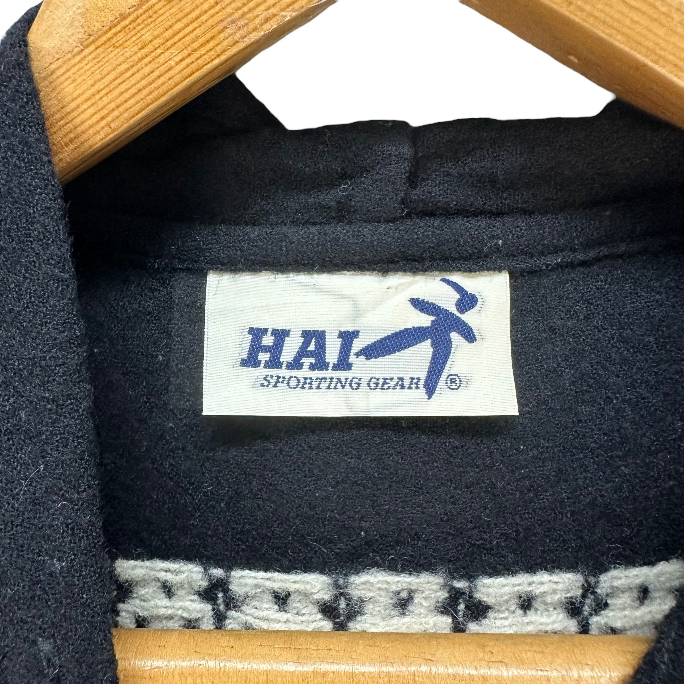 Hai Sporting Gear HAI SPORTING GEAR ISSEY MIYAKE WOOL HOODED JACKET #7679-163 Size M / US 6-8 / IT 42-44 - 6 Thumbnail