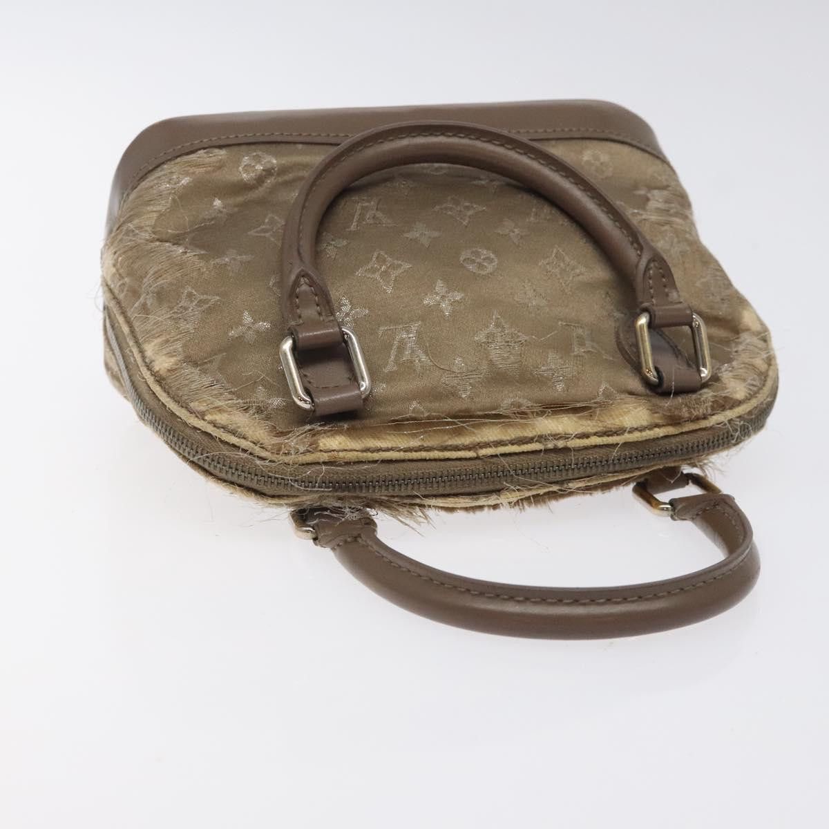 Louis Vuitton LOUIS VUITTON Monogram Satin Little Alma Hand Bag Gray Size ONE SIZE - 6 Thumbnail