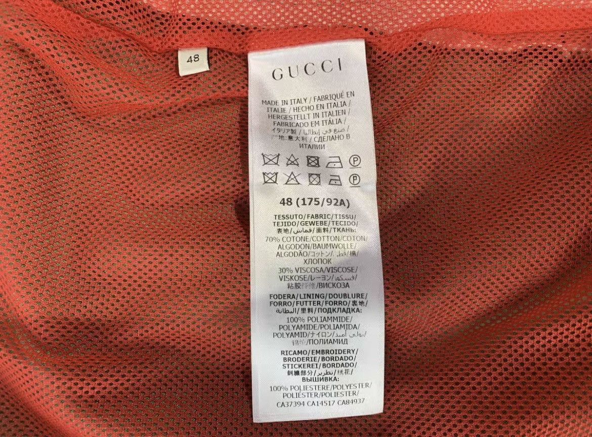 Gucci Gucci letter embroidery logo zipper jacket Size US M / EU 48-50 / 2 - 5 Thumbnail