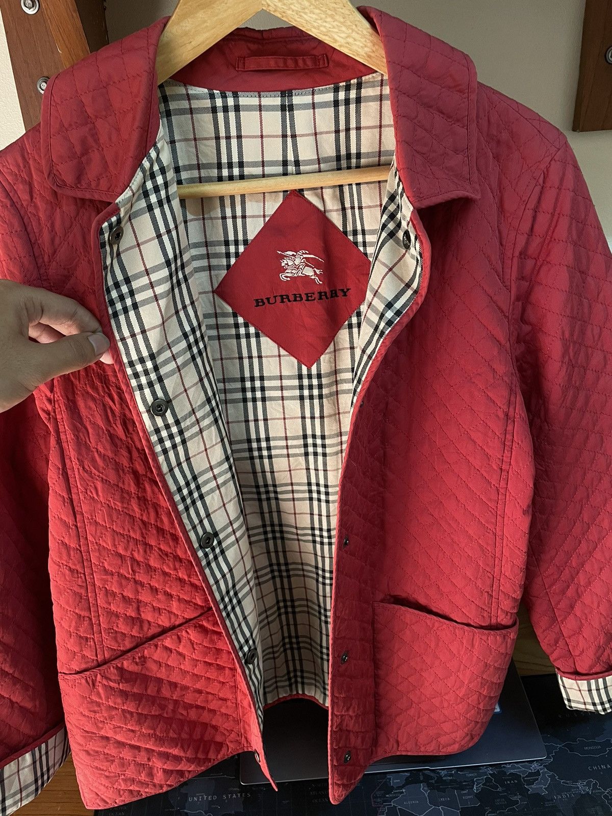 Burberry Vintage Burberry Nova Check Lined Short Quilted Jacket Size US S / EU 44-46 / 1 - 4 Thumbnail