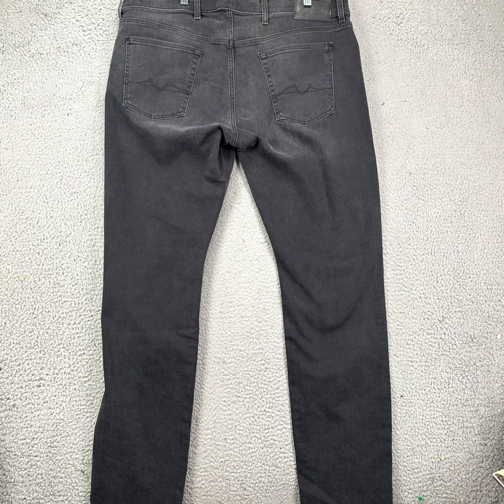 7 For All Mankind 7 For All Mankind Slimmy Jeans Mens 40 Dark Denim 5-Pocket Stretch Slim Fit Inseam 34 Size US 40 / EU 56 - 2 Thumbnail