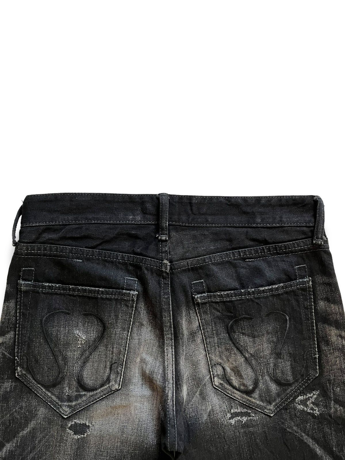 CIVARIZE × Japanese Brand Vintage Japanese Civarize Painted Gaultier Style Punk Jeans Size US 30 / EU 46 - 8 Thumbnail