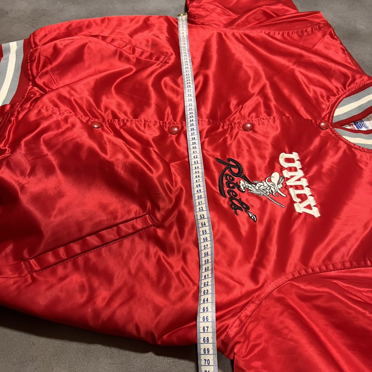 Other VTG 90s 80s UNLV Rebels Satin Jacket Starter XL Made in USA Size US XL / EU 56 / 4 - 11 Thumbnail