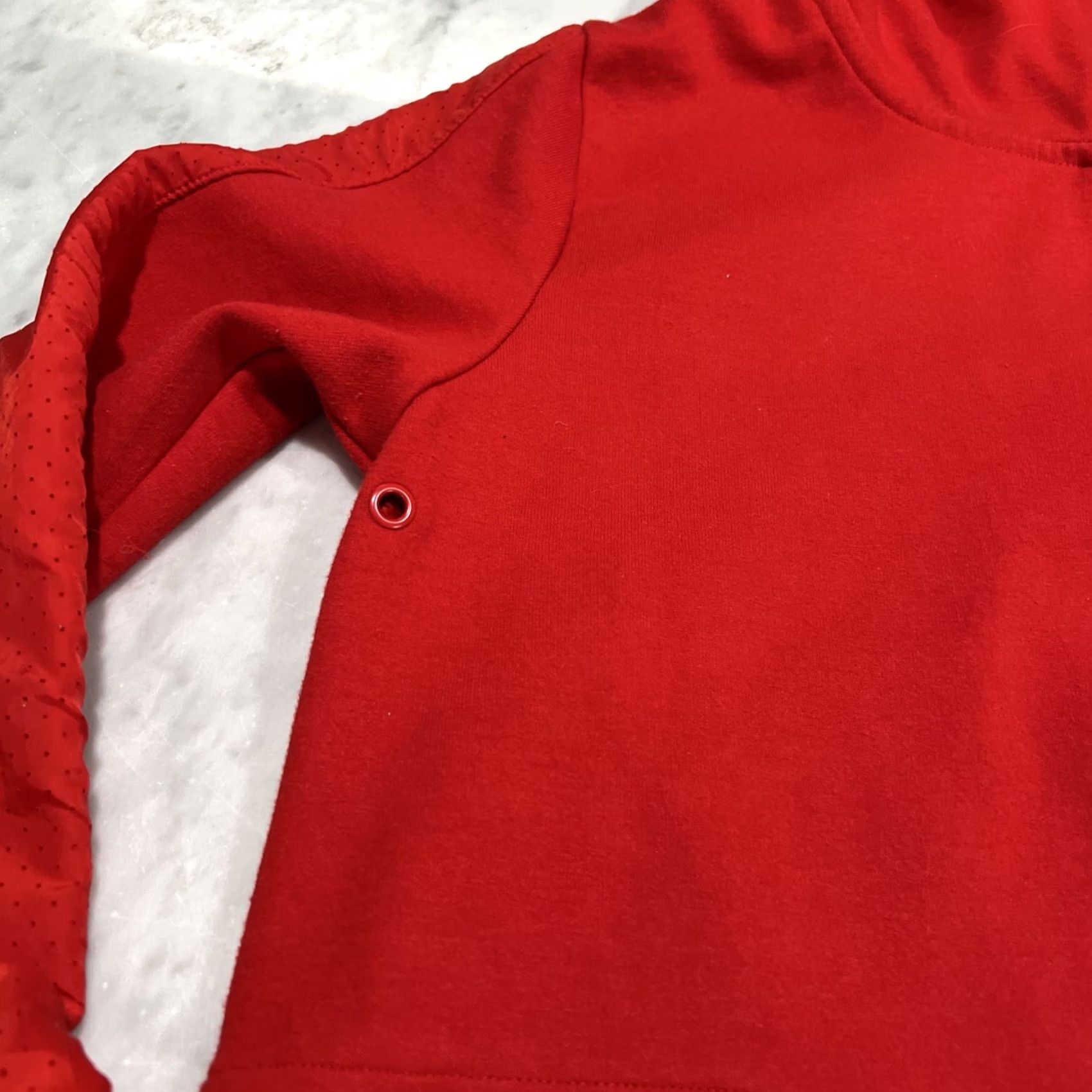 Nike Nike Hoodie Small Red Full Zip Pockets Swoosh High Neck Long Tail 725720-657 Size US S / EU 44-46 / 1 - 4 Thumbnail