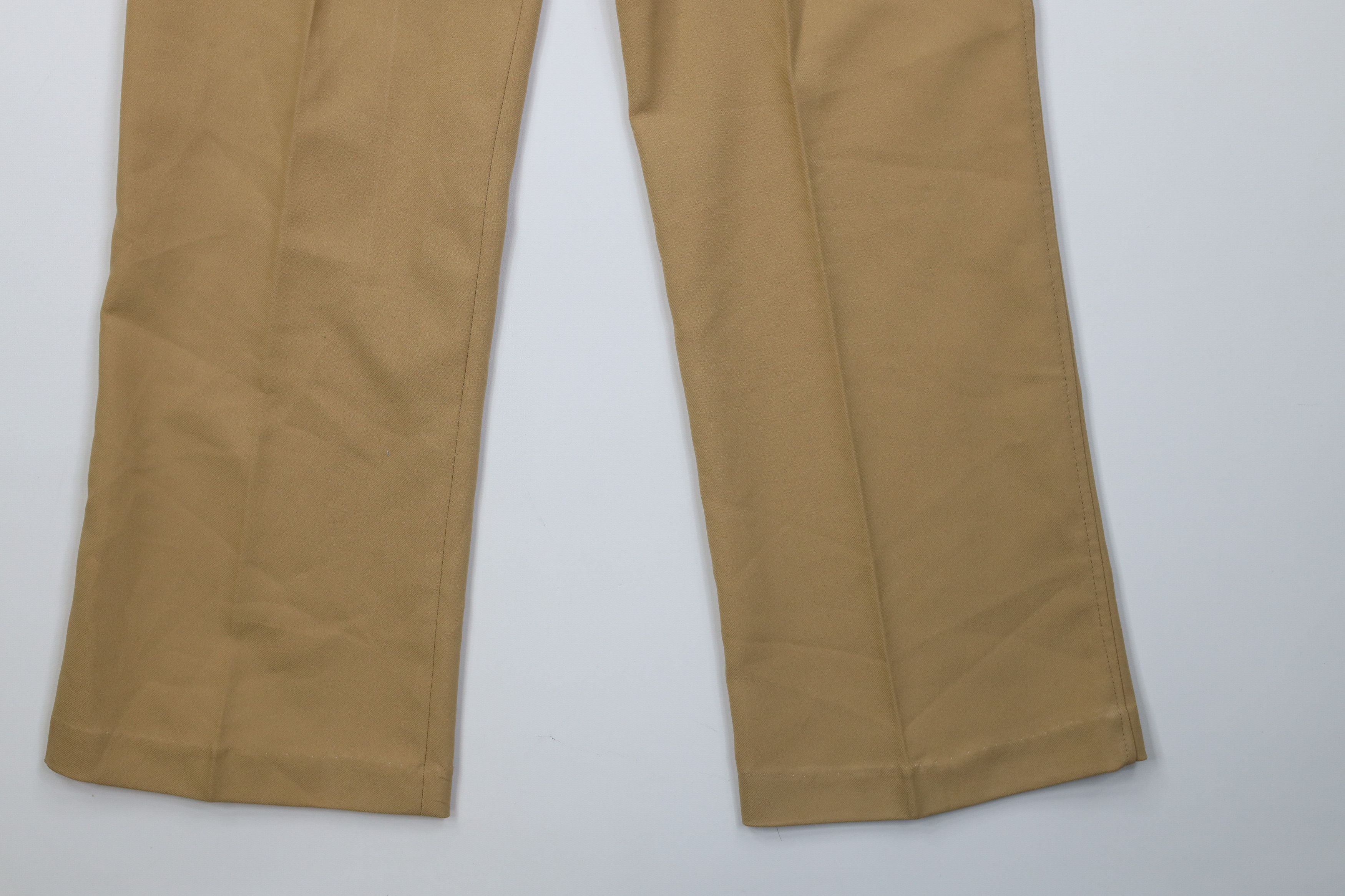 Vintage Vintage 60s 70s Wide Leg Bell Bottoms Pants Wheat Brown USA Size US 32 / EU 48 - 14 Thumbnail