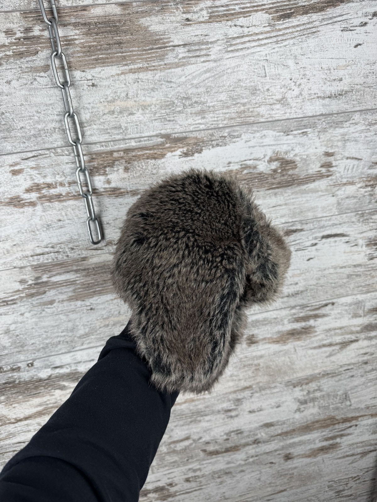 Hysteric Glamour Vintage Y2K Faux Fur Trapper Ushanka Winter Hat Fuzzy hats Size ONE SIZE - 3 Thumbnail