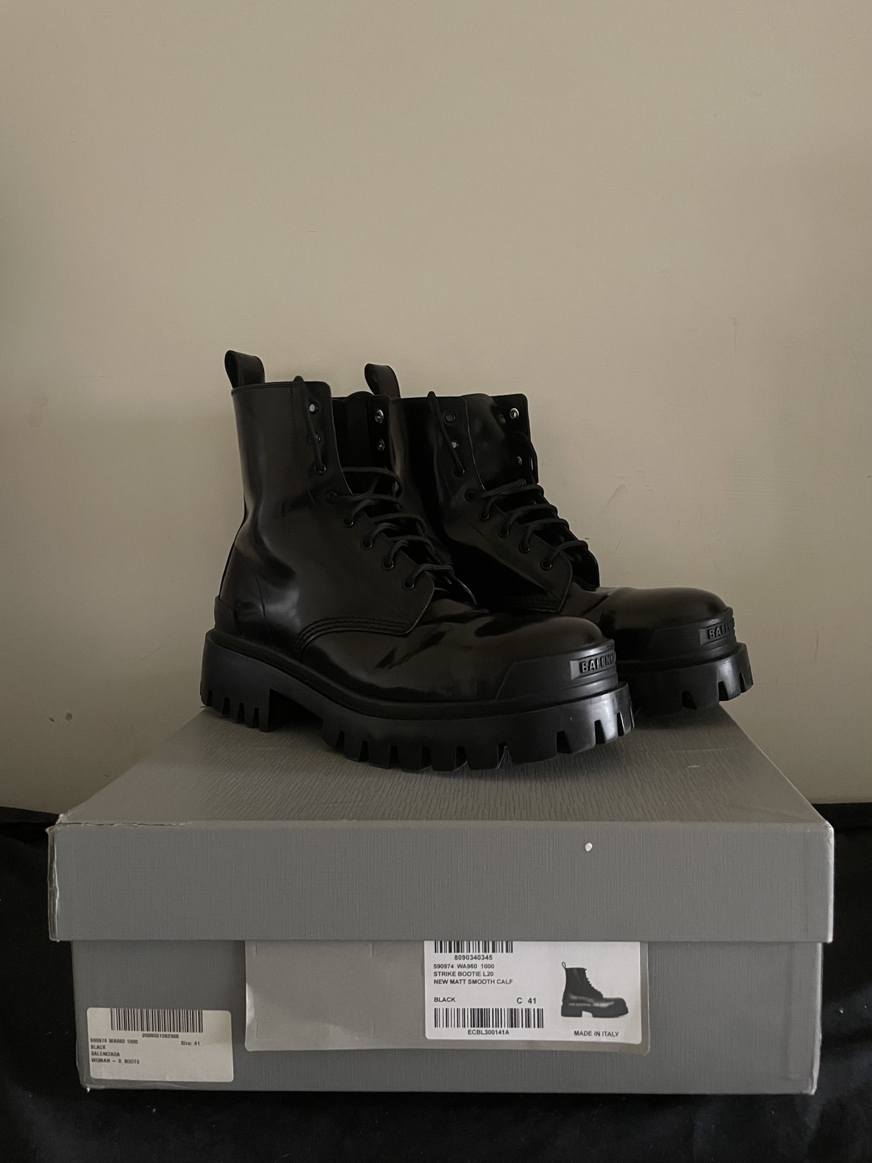 Balenciaga Strike Boots | Grailed