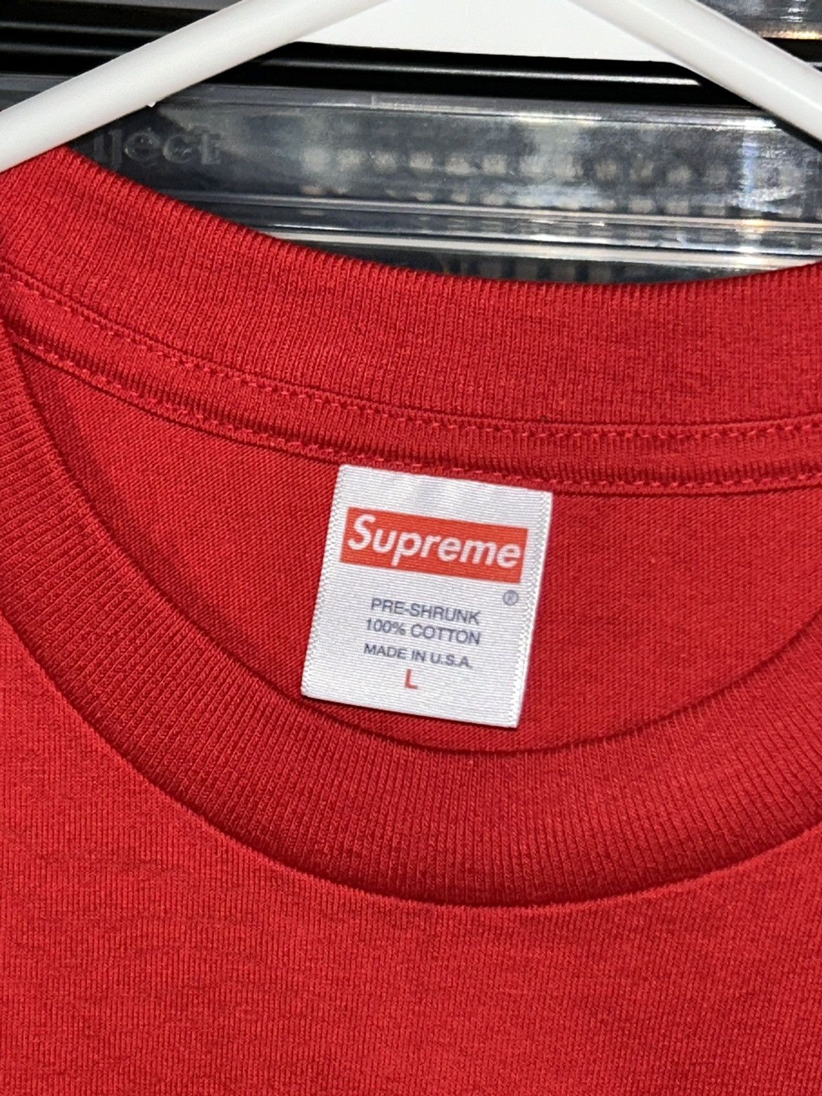Supreme Supreme Men's Red Blank Tee Shirt Size Large NEW Size US L / EU 52-54 / 3 - 2 Thumbnail