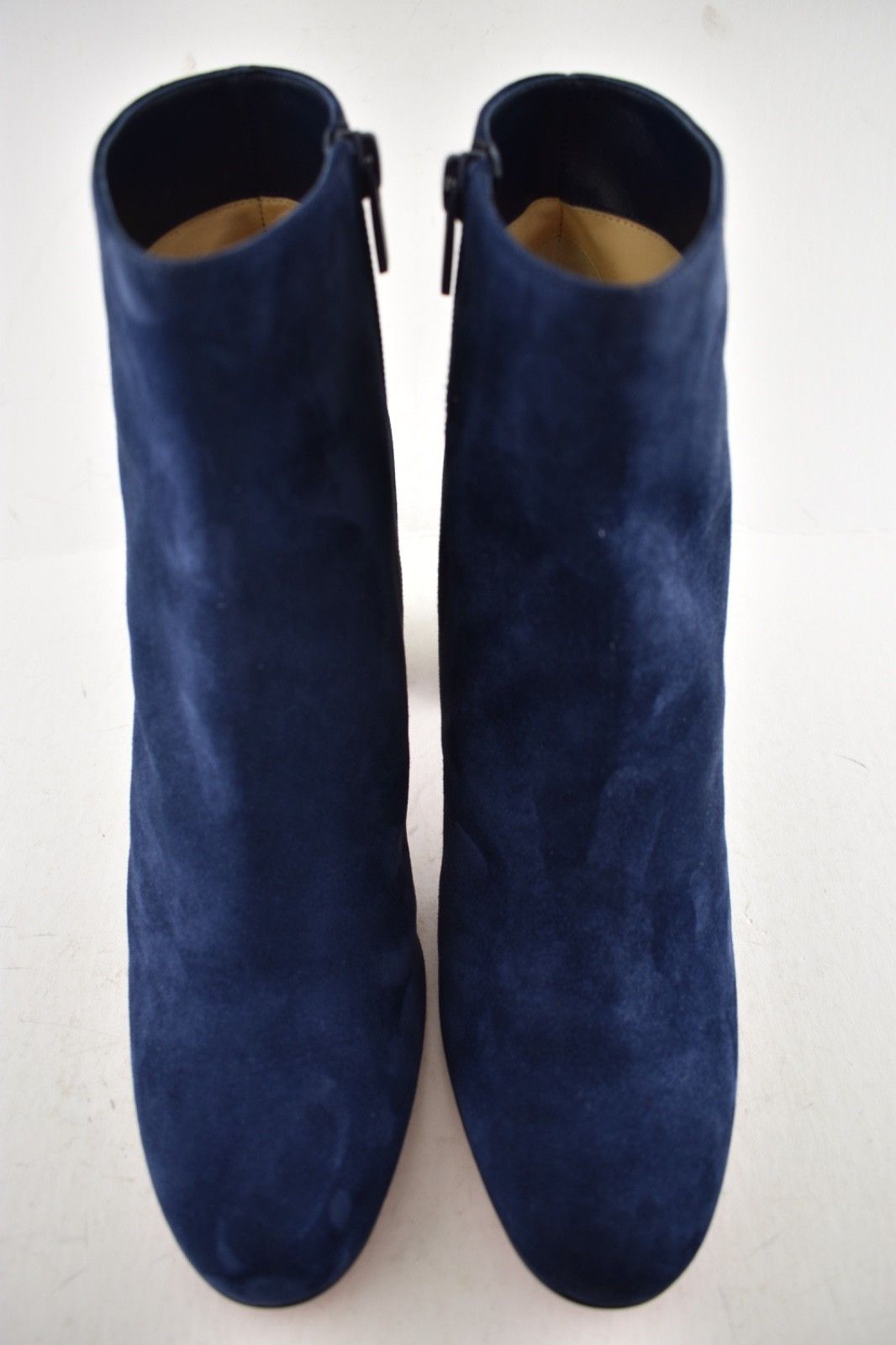 Turela 85 Zaffiro Blue Block Heel Short Ankle Bootie 40.5