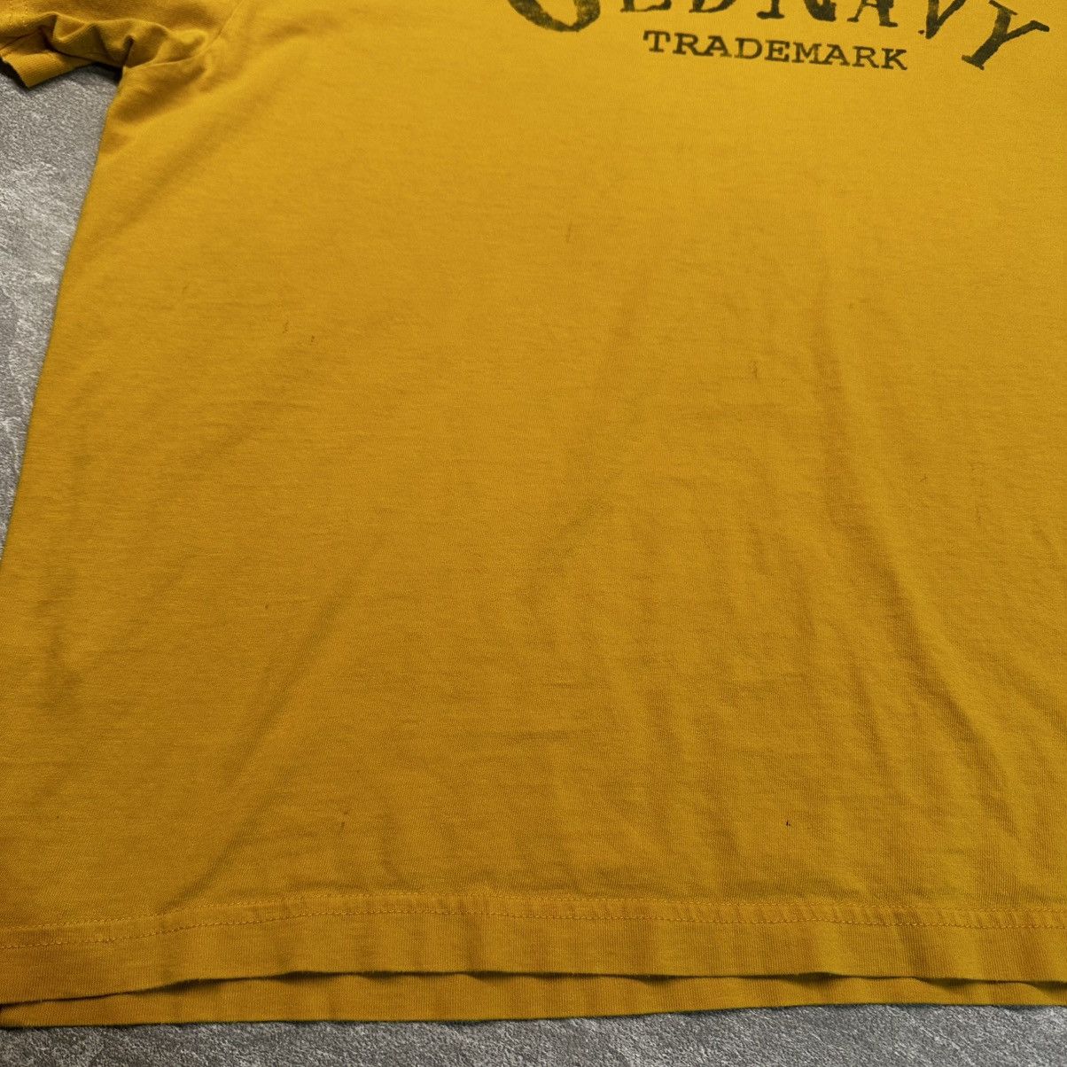 Old Navy × Vintage Vintage Y2K Old Navy Spellout T-shirt Distressed Faded Boxy Size US XXL / EU 58 / 5 - 3 Thumbnail