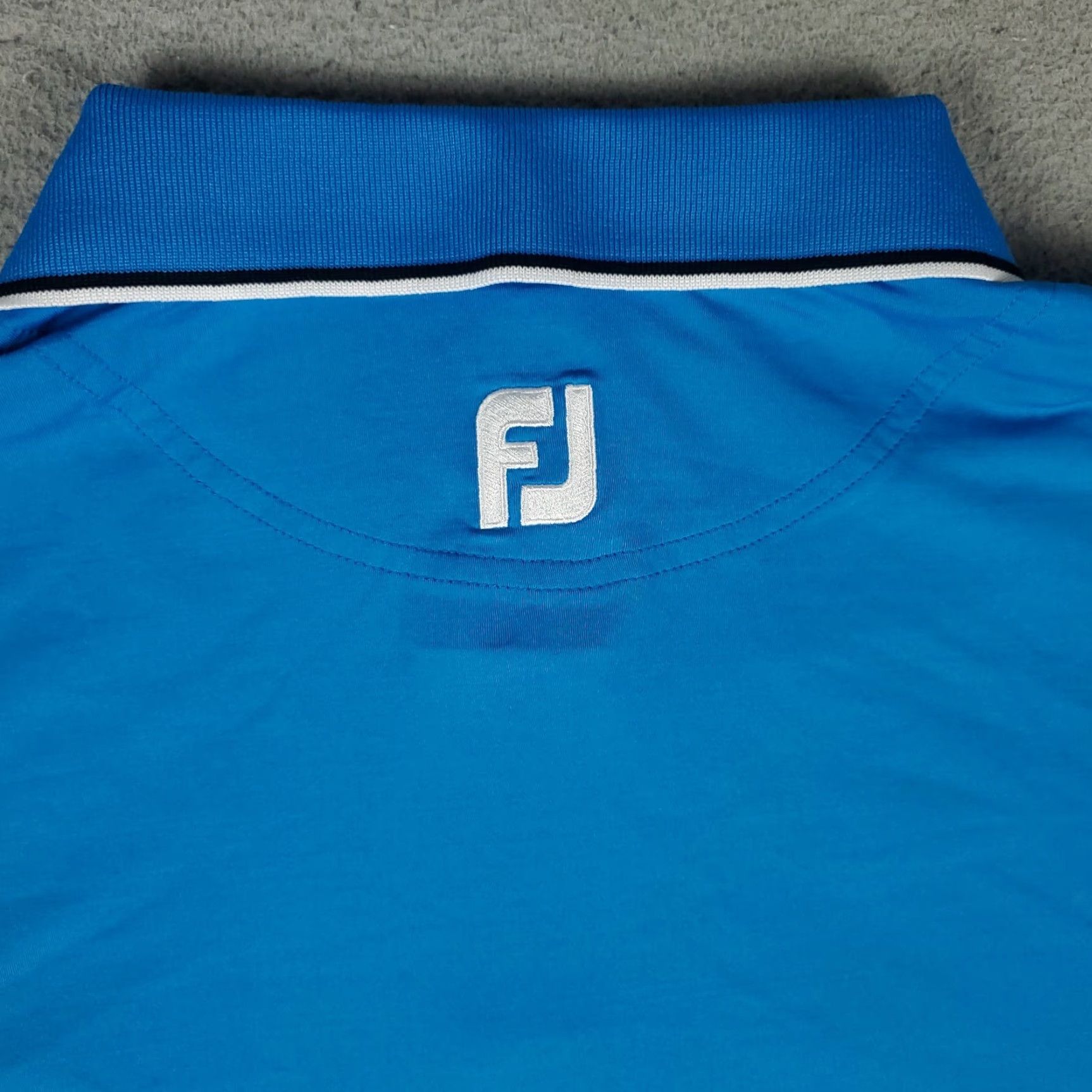 Footjoy FJ Polo Shirt Mens L Blue Golf Casual Short Sleeve Shirt Size US L / EU 52-54 / 3 - 3 Thumbnail