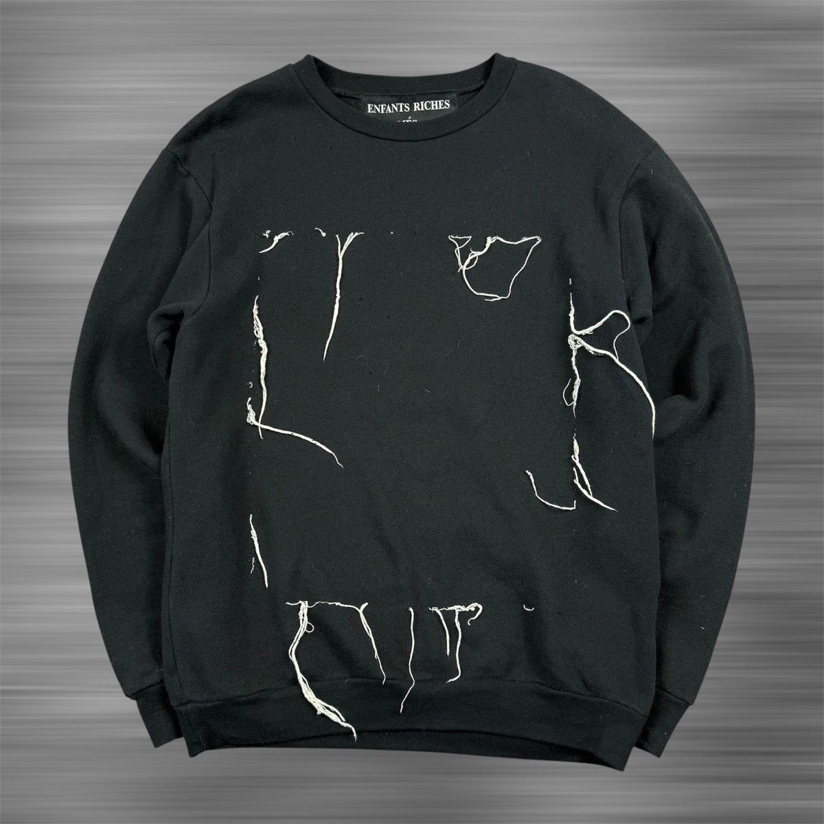 Enfants Riches Deprimes ENFANTS RICHES DÉPRIMÉS LOOSE THREAD SWEATER Size US S / EU 44-46 / 1 - 1 Thumbnail