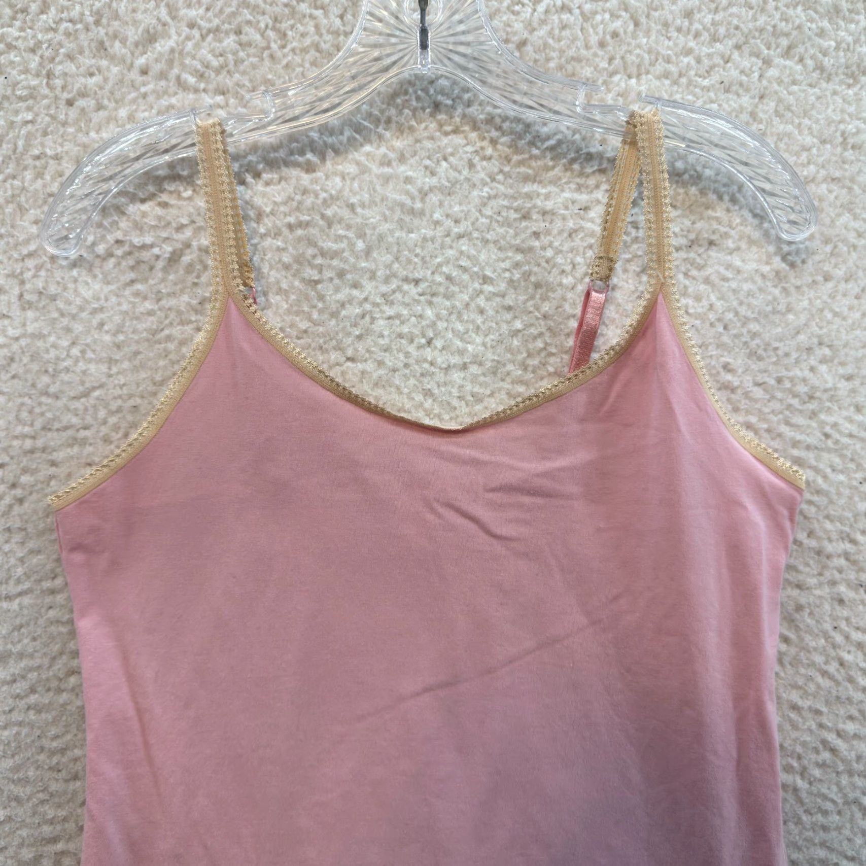 Vintage Maidenform Camisole Tank Top 2XL XXL Pink Coquette Fairy Grunge Whimsigoth - Tank - Women - 2XL - Pink - Sleeveless - Strappy - Adjustable - Stretch Size XXL / US 16-18 / IT 52-54 - 3 Thumbnail
