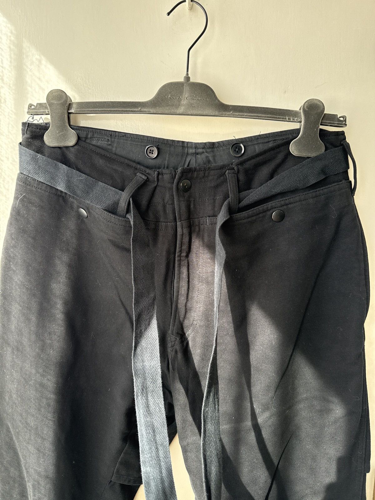 Yohji Yamamoto Yohji Yamamoto Pour Homme 100% cotton trousers Size US 33 - 2 Thumbnail