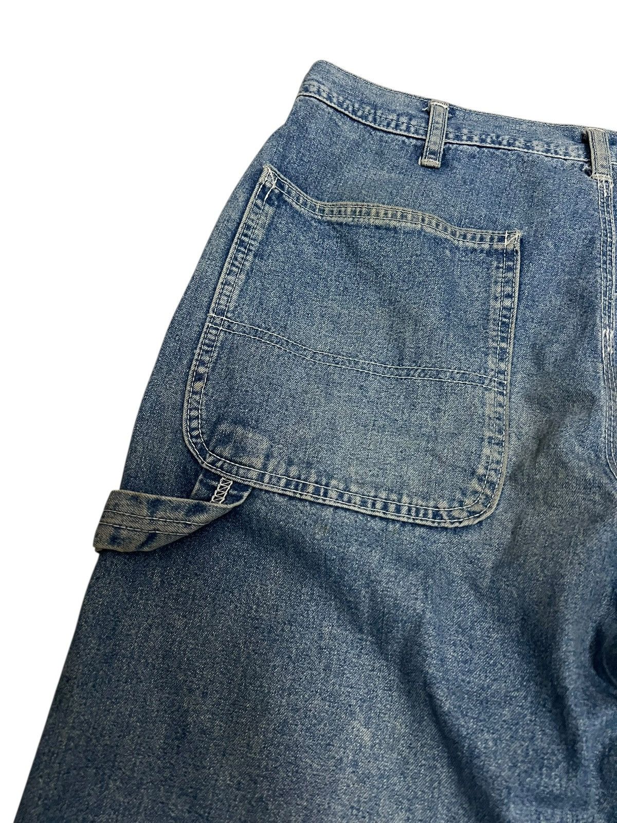 Japanese Brand Vintage Japanese Brand GL Heart Carpentar Mud Wash Jean Size US 31 - 12 Thumbnail