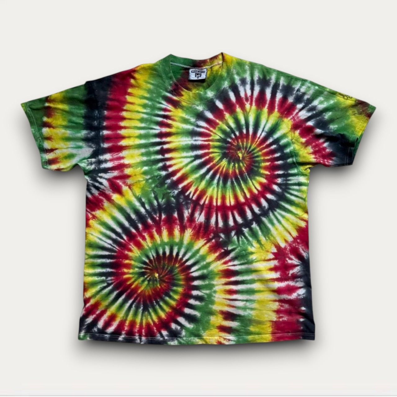 Lee Vintage Lee Brushed Cotton Tie Dye T-Shirt Size US XL / EU 56 / 4 - 1 Thumbnail