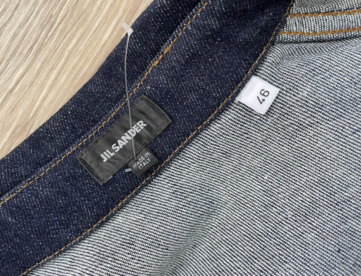 Jil Sander JIL SANDER Shirt Denim Runway 2016 Cotton Short sz46 S Size US S / EU 44-46 / 1 - 5 Thumbnail