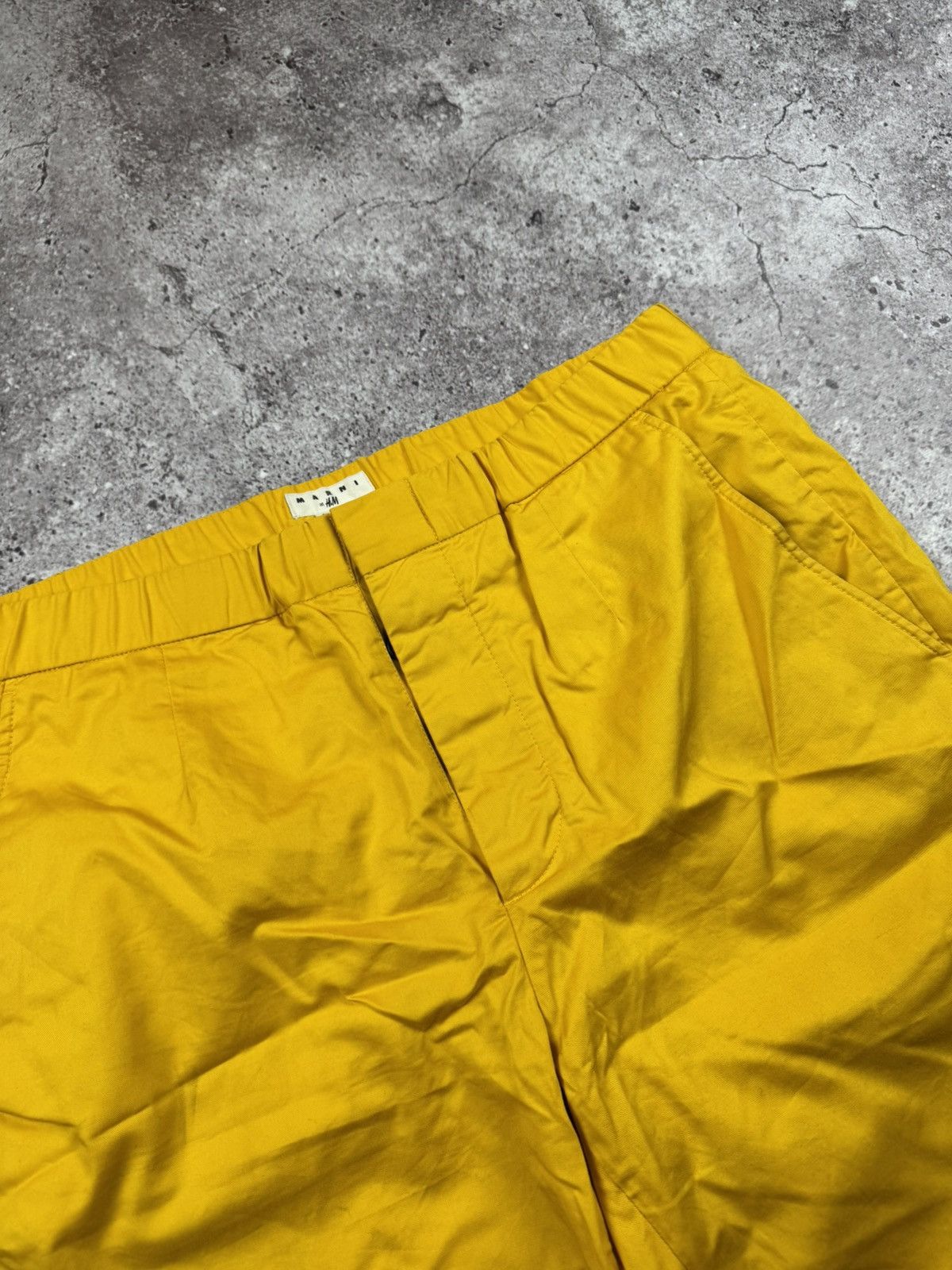 Marni Marni H&M Men’s Pinstripe Ellastic Waist Shorts size 34 Size US 34 / EU 50 - 2 Thumbnail