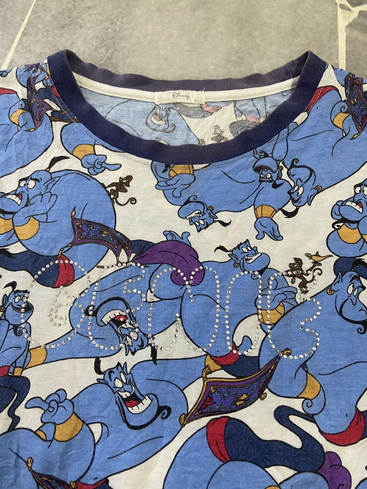 Disney Vintage Disney Aladdin Genie All Over Print Tee Size US M / EU 48-50 / 2 - 5 Thumbnail