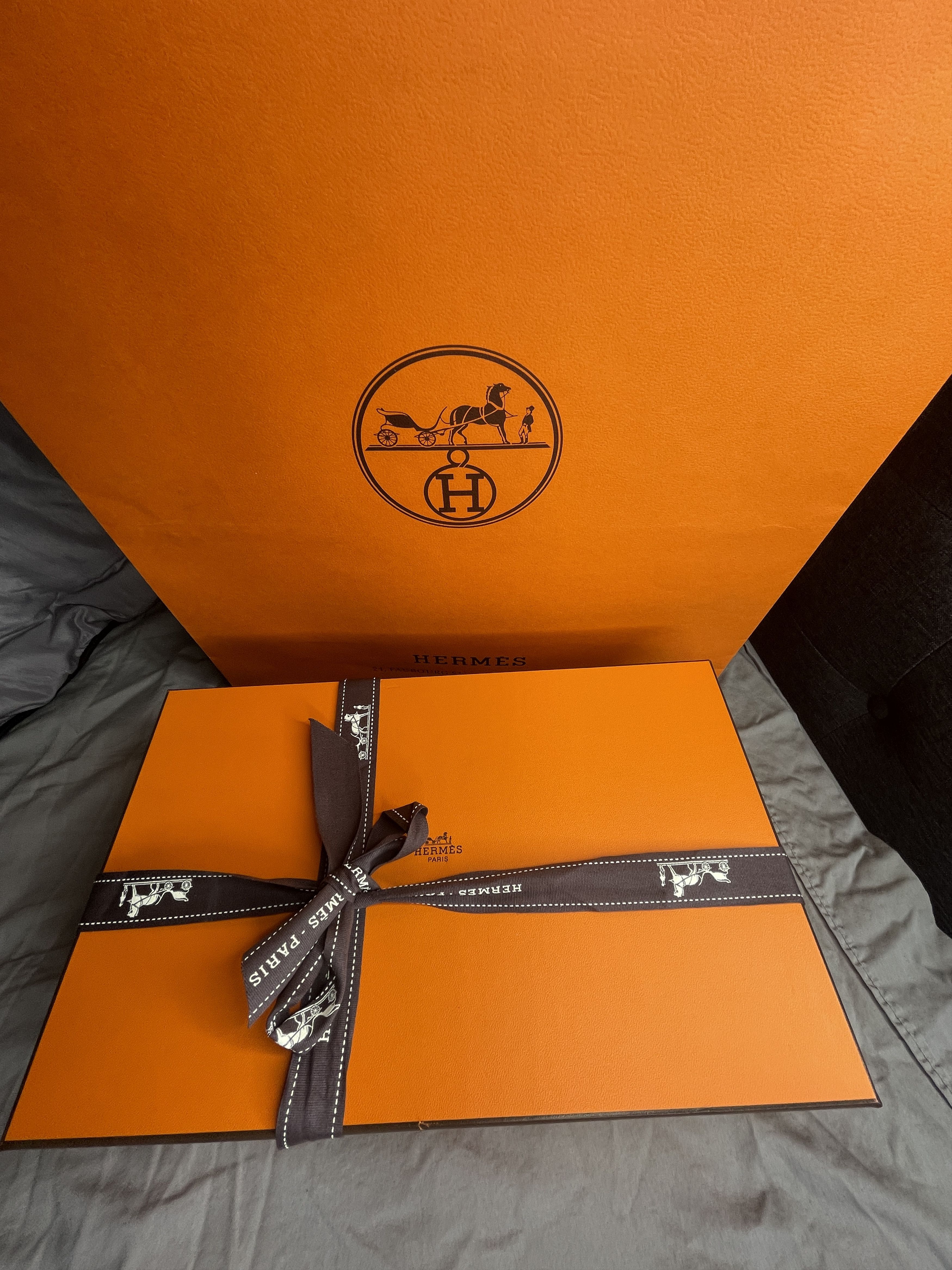 Hermes Hermès Brand New, Unworn Men's Chypre sandals - Black - 43.5 Size US 10.5 / EU 43-44 - 2 Thumbnail