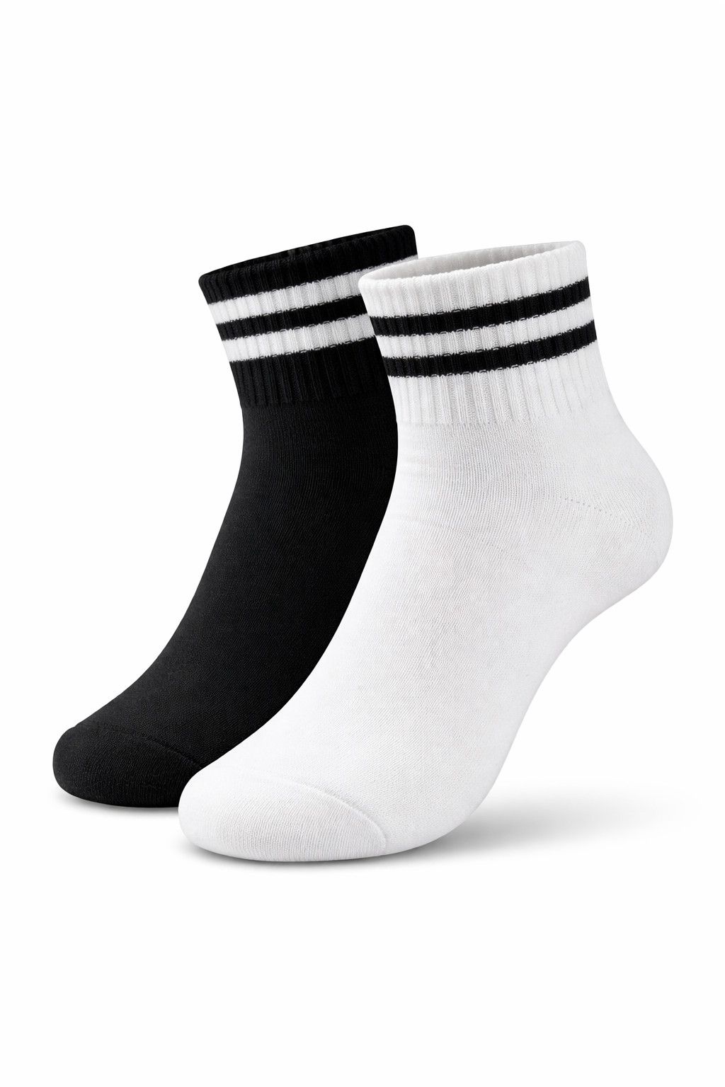 Other Y2K Blockcore Stripe Crew Socks 2 Pack One Size Size ONE SIZE - 1 Preview