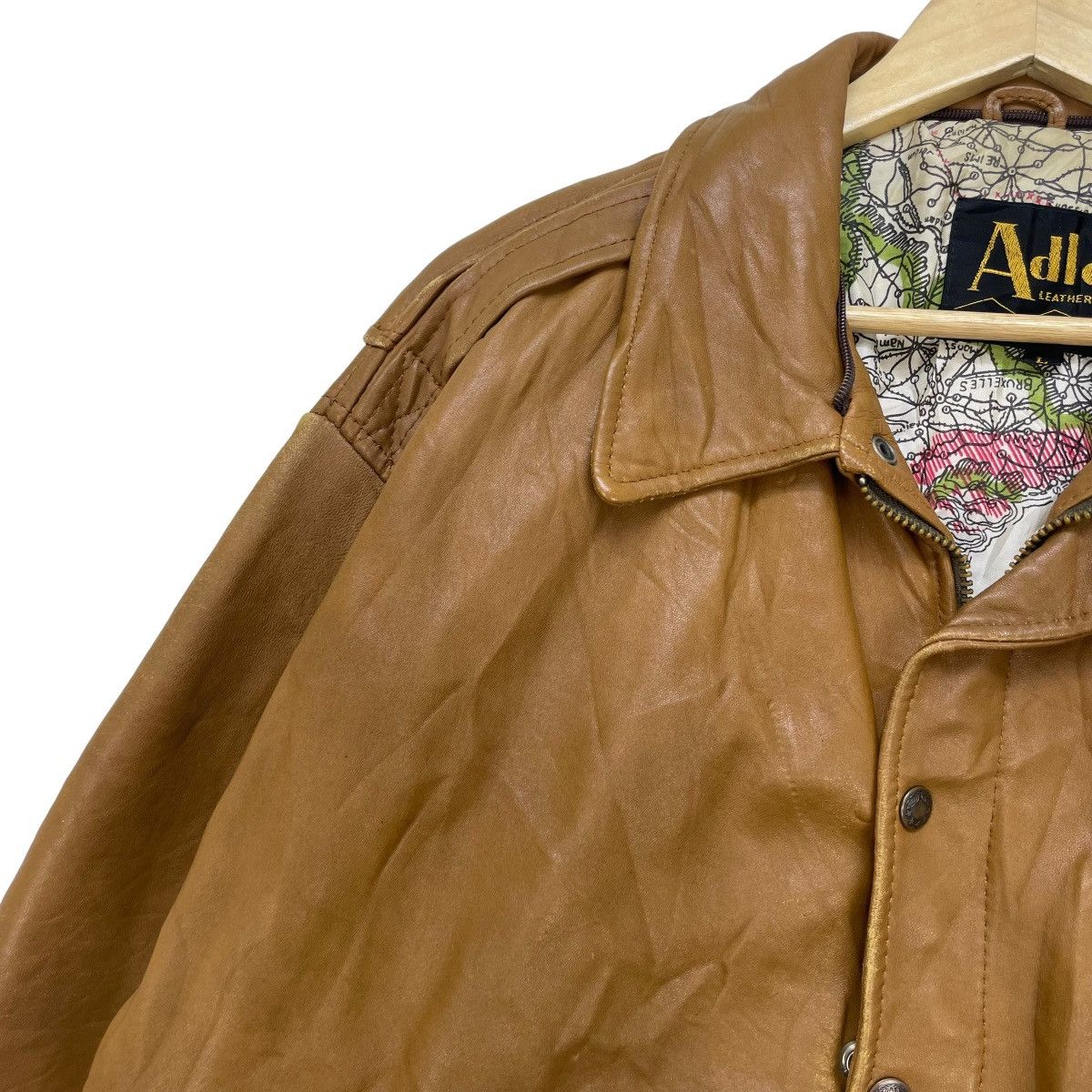 Aviator Nation × Vintage Japanese Brand Adler Leather MfG Style In Califonia Size US M / EU 48-50 / 2 - 4 Thumbnail