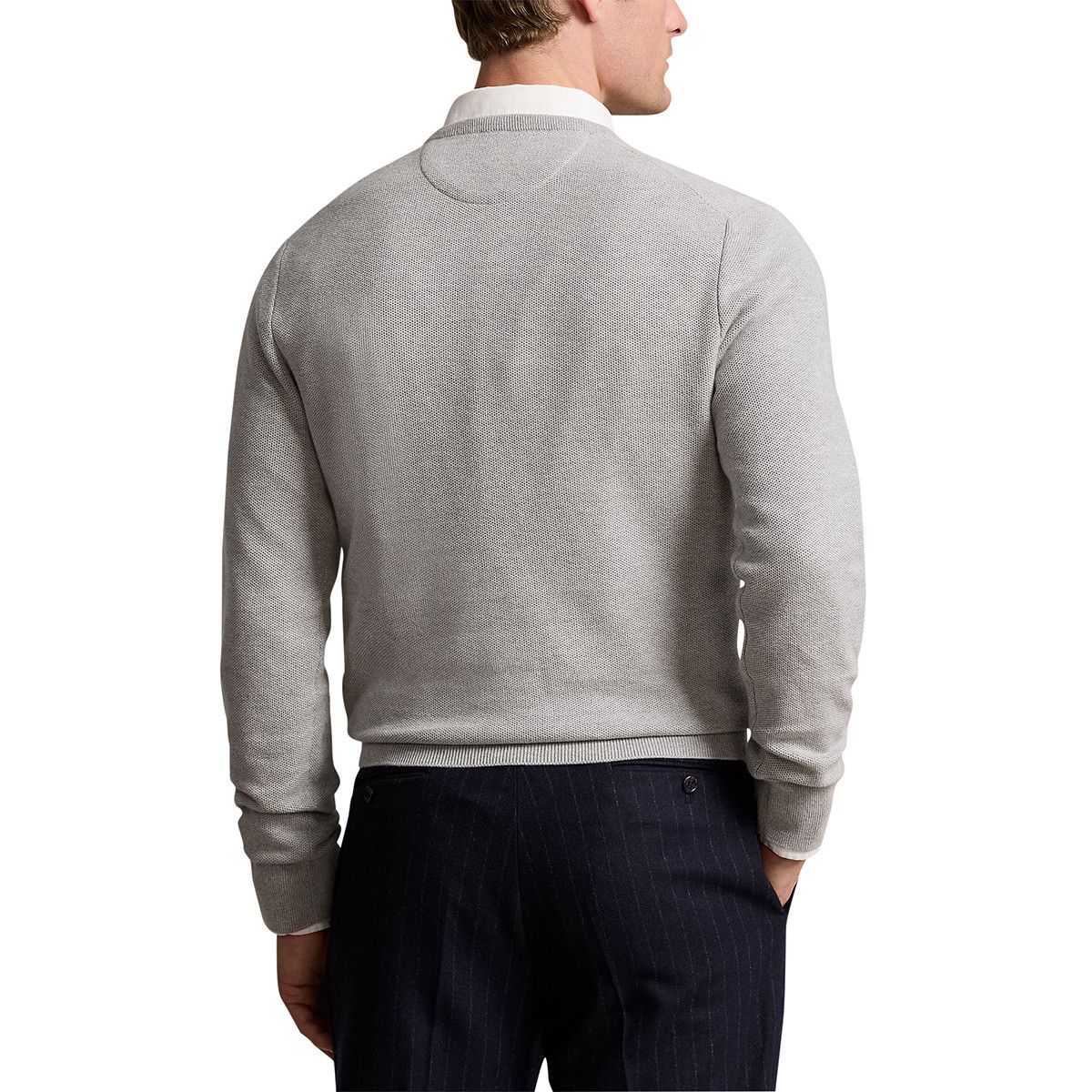 Polo Ralph Lauren o1s22i1n0125 Crewneck Cotton Sweater in Grey Size US L / EU 52-54 / 3 - 3 Thumbnail