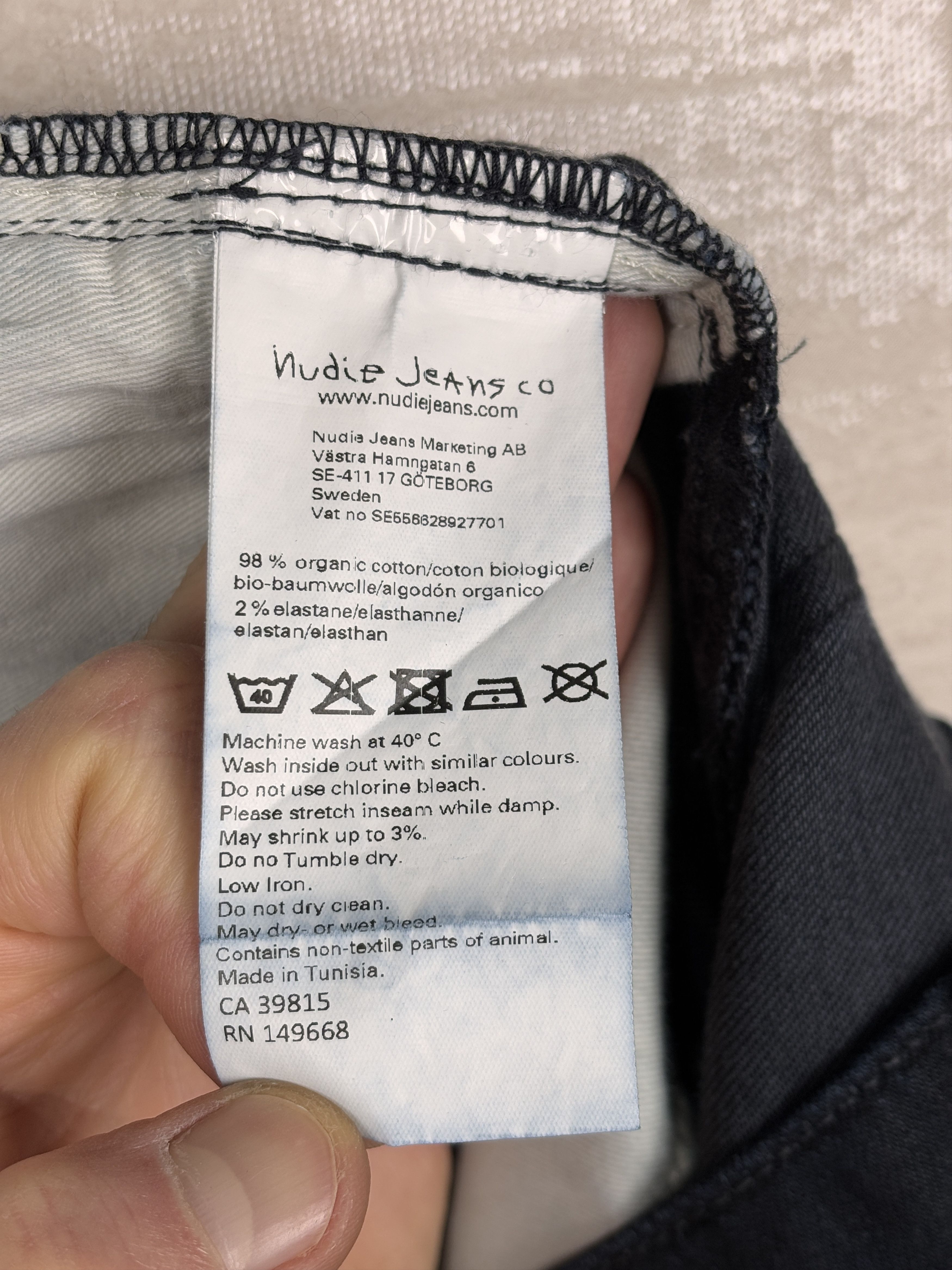 Nudie Jeans Nudie Jeans Long John Blue on Grey Men's Size W 32 / L 30 Size US 32 / EU 48 - 16 Thumbnail