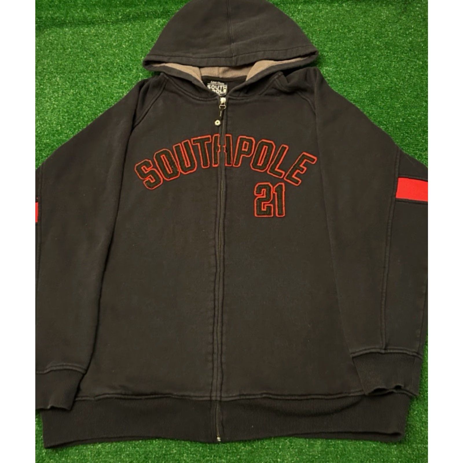 Southpole VINTAGE Southpole Hoodie Full Zip Mens XL Black Hip Hop 90s Grunge Punk VTG Size US XL / EU 56 / 4 - 3 Thumbnail