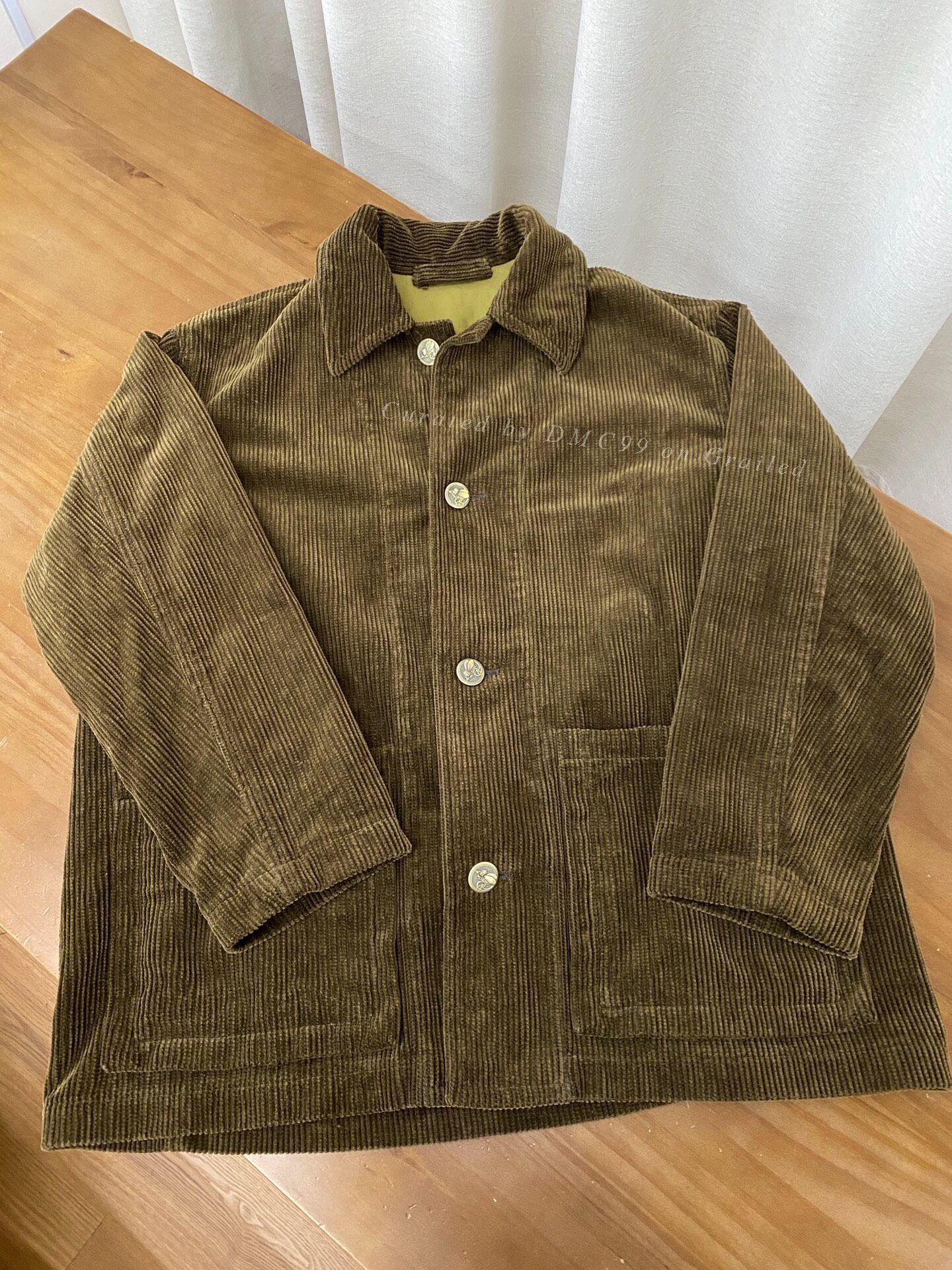 45rpm 45R Vintage Workwear Corduroy Jacket Size US M / EU 48-50 / 2 - 1 Thumbnail