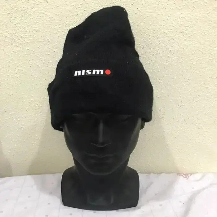 Japanese Brand Nismo Plain Beanie Hat Size ONE SIZE - 2 Thumbnail