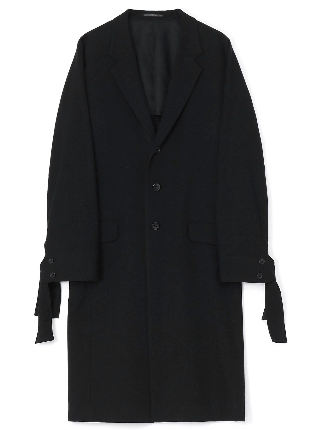 Yohji Yamamoto Yohji Yamamoto Pour Homme Wool TIED SLEEVE CUFF LONG JACKET Size US M / EU 48-50 / 2 - 13 Thumbnail