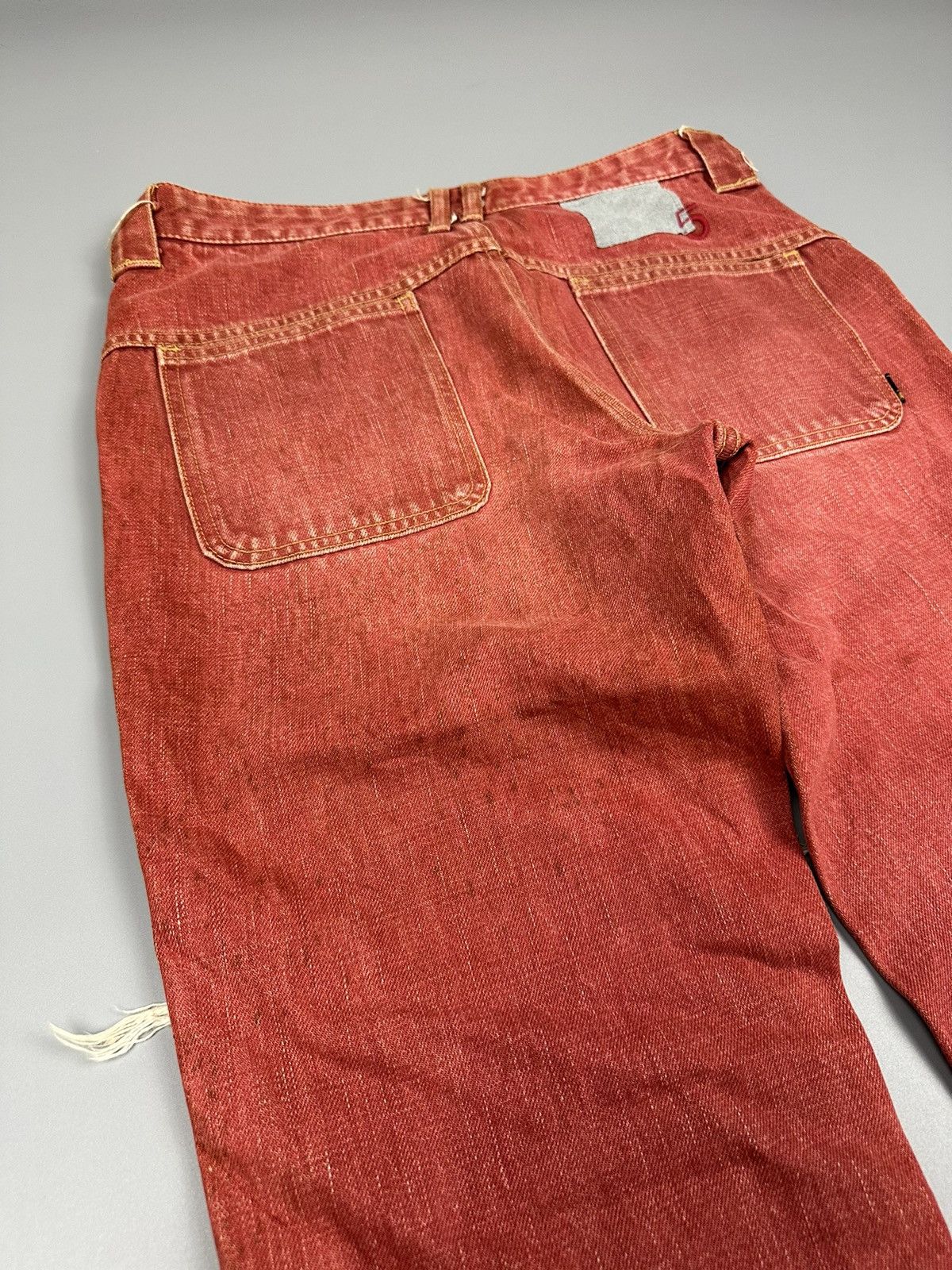Japanese Brand 🔥Sick🔥Distressed Defiance 5 Denim Size US 30 / EU 46 - 9 Thumbnail