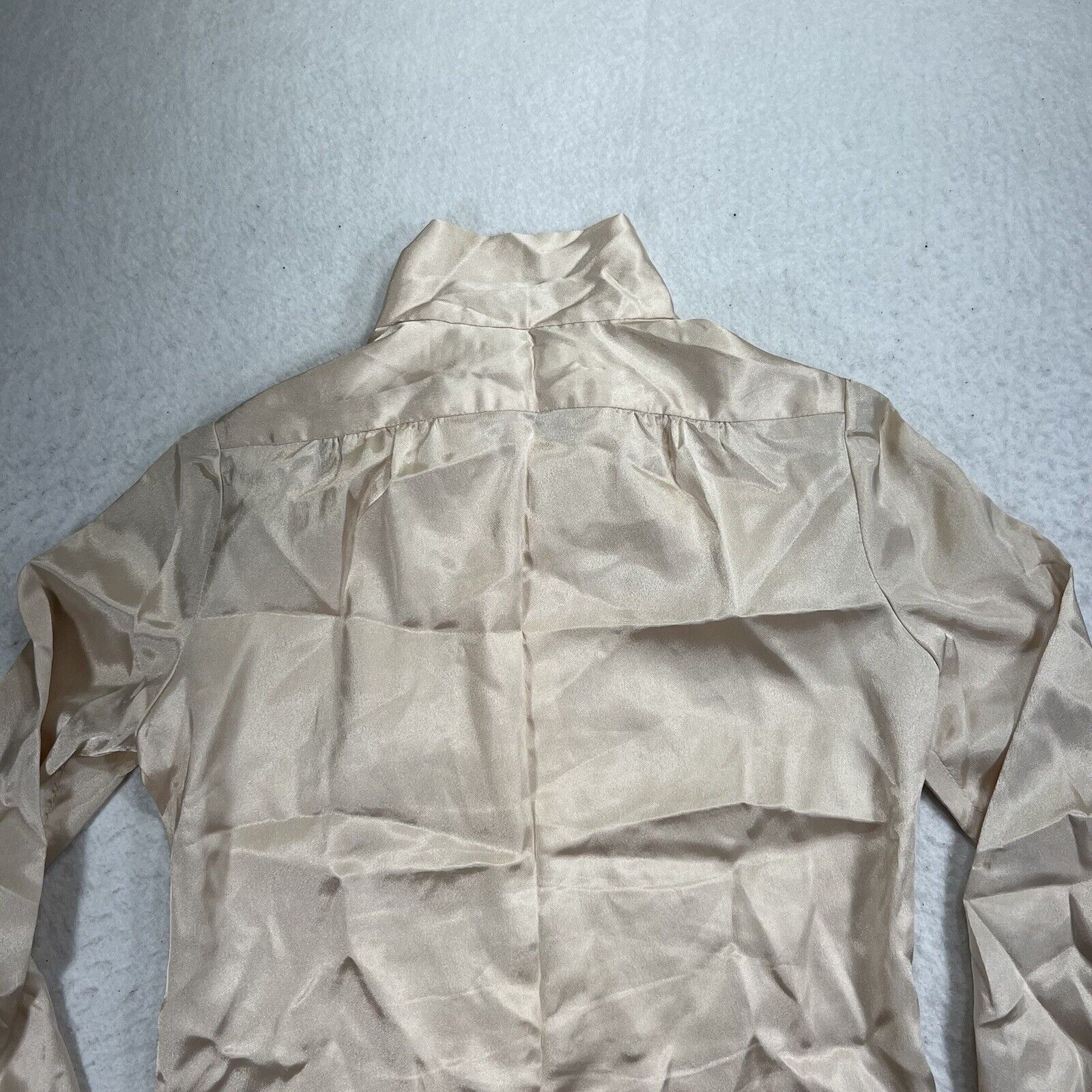 Vintage Vintage Cesare Piccini Italy Button Front Silk Ribbon Top Size S / US 4 / IT 40 - 11 Thumbnail
