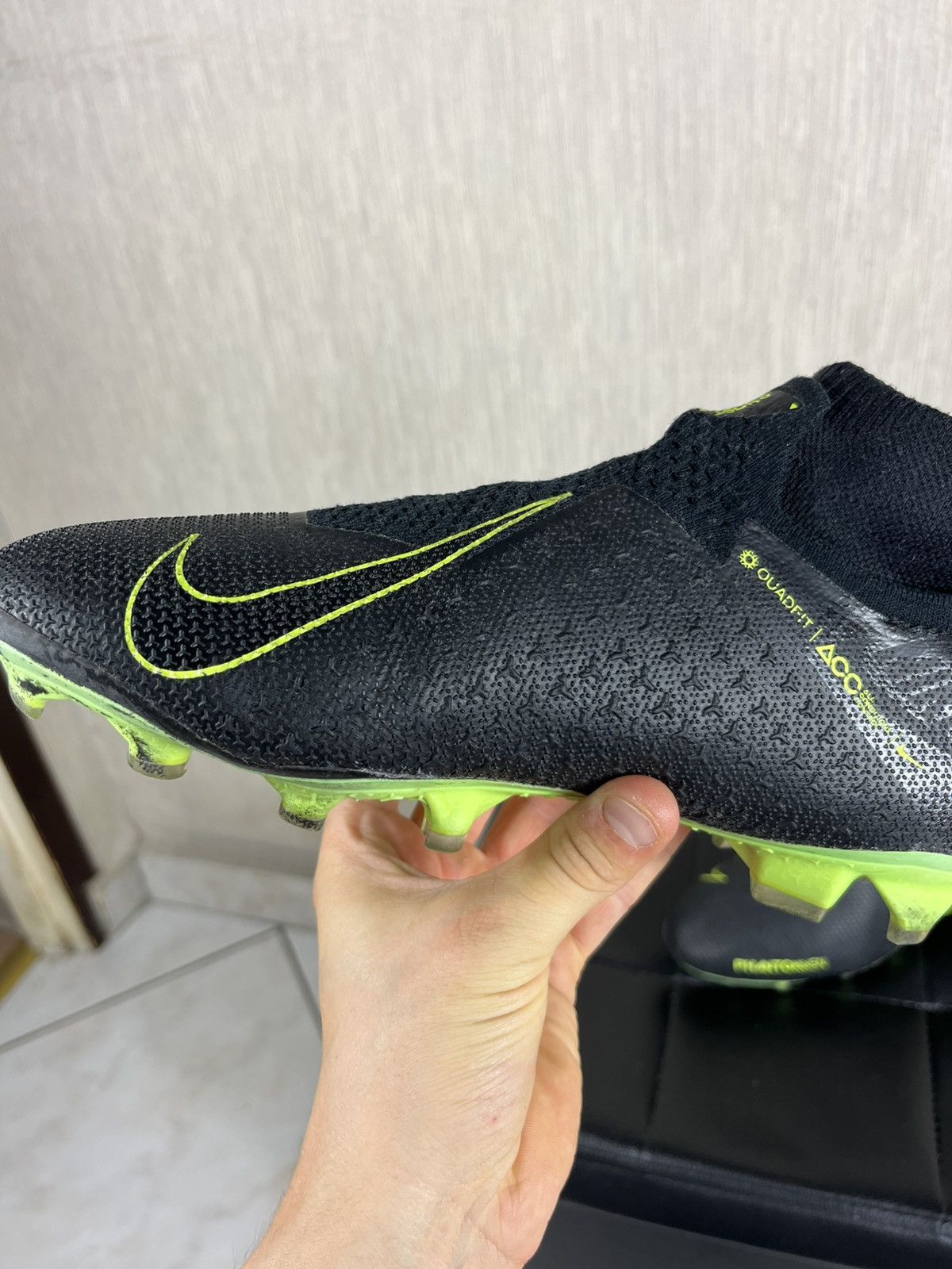 Nike Nike phantom VSN Elite DF FG soccer cleats flyknit shoes Size US 7.5 / EU 40-41 - 7 Thumbnail
