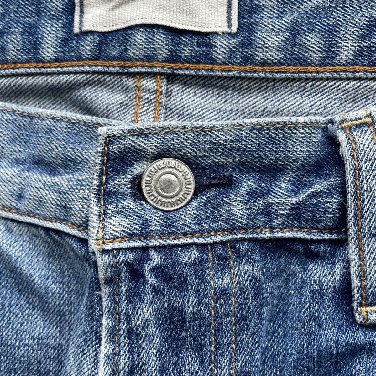 Japanese Brand Vintage Japanese Distressed Denim Faded Jeans Pants W32x33 Size US 32 / EU 48 - 6 Thumbnail