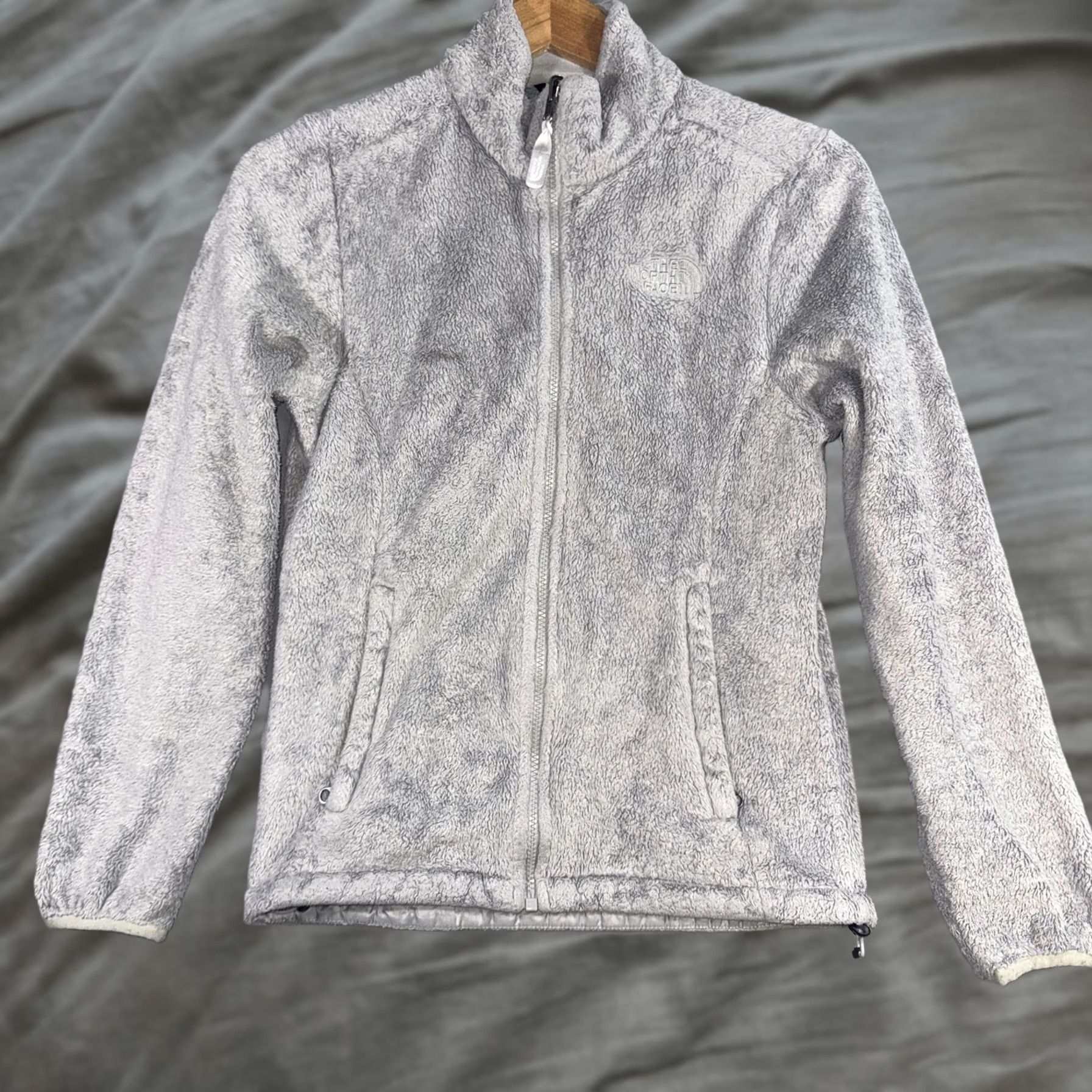 The North Face The North Face Fleece Jacket Womens XS Gray Osito High Pile Full Zip Warm Size XS / US 0-2 / IT 36-38 - 1 Thumbnail