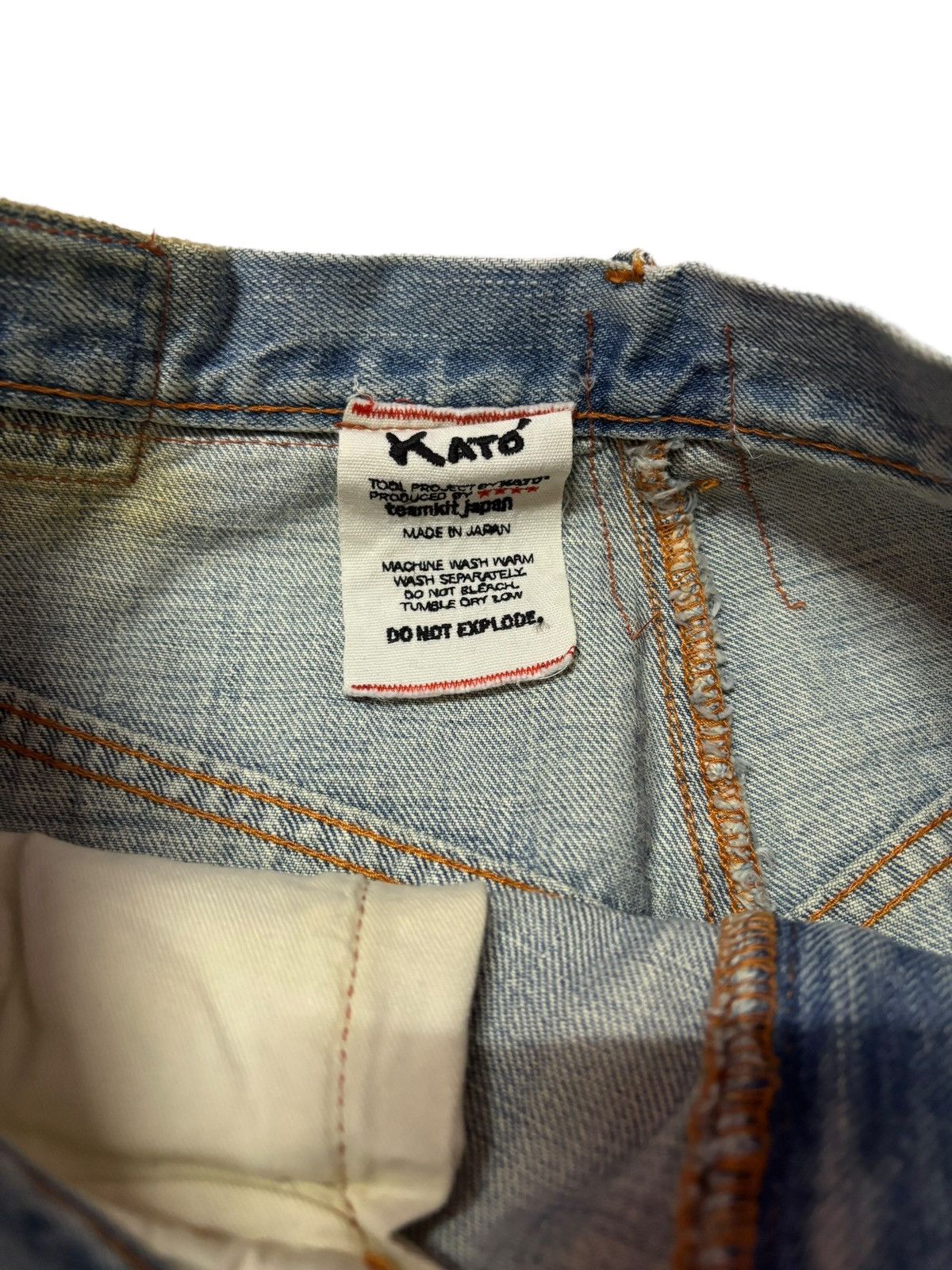 KATO Vtg KATO by Hiroshi Kato Selvedge Jeans Size US 28 / EU 44 - 11 Thumbnail