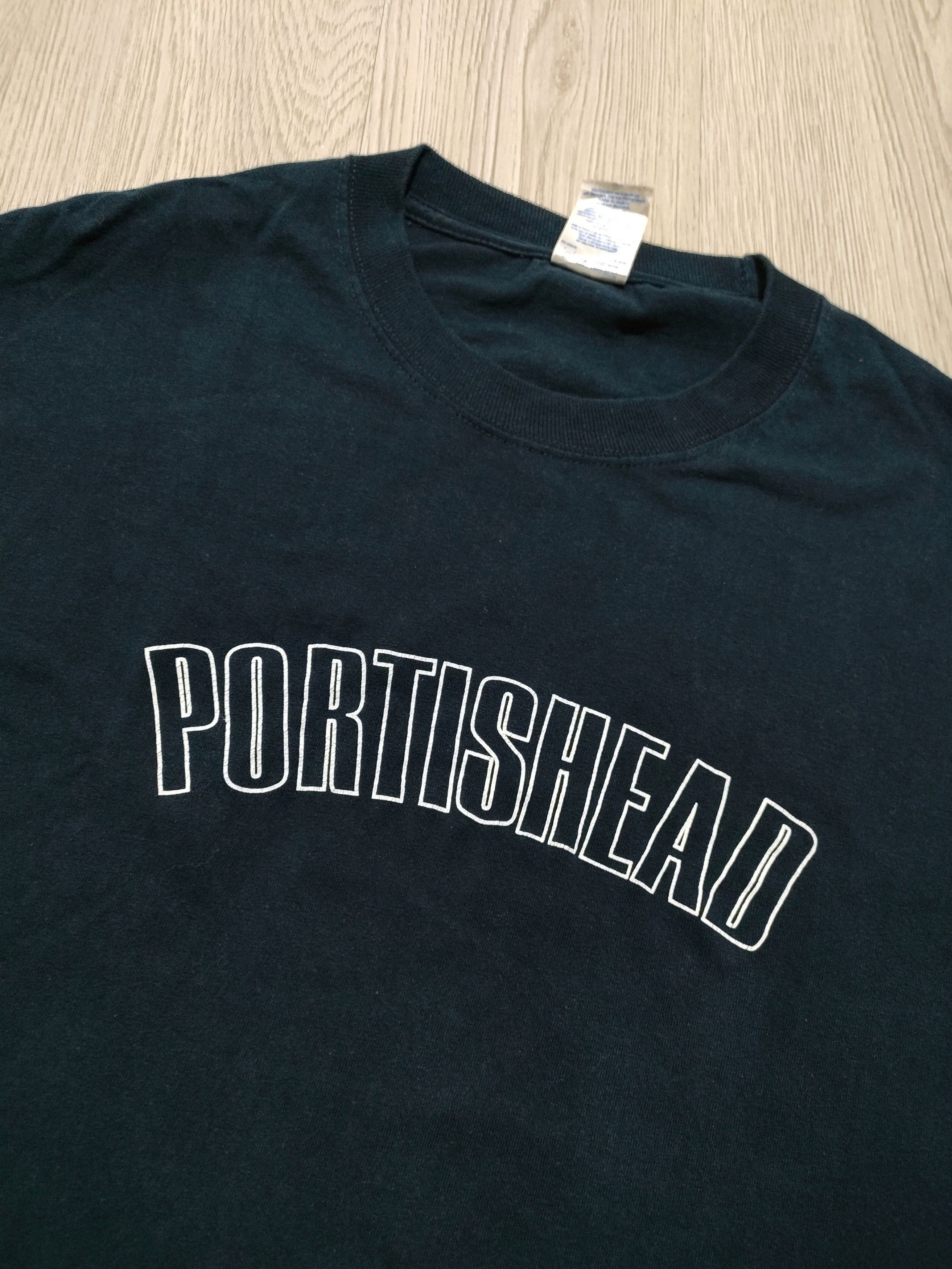 Early 00s PORTISHEAD Vintage Long Sleeve Tee (Blue Black)