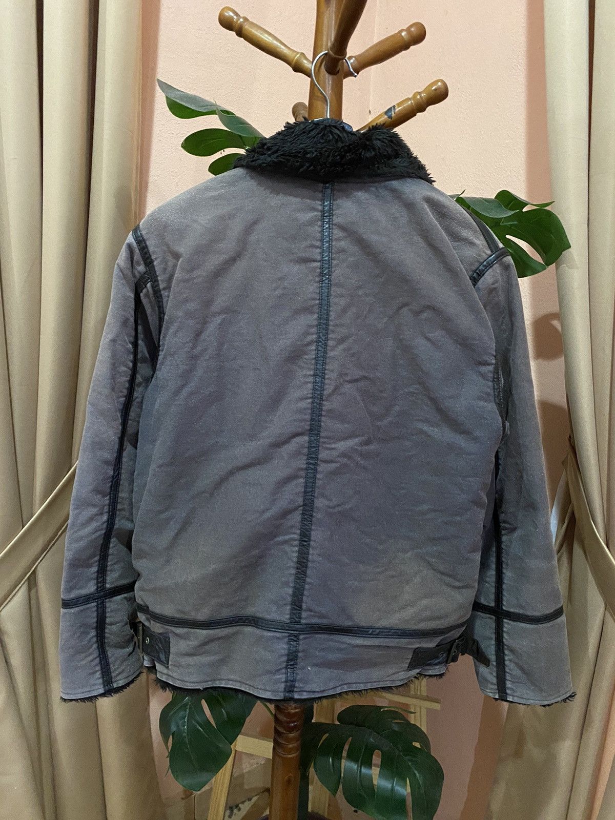 Edwin Edwin Vintage Shearling Collar Jacket - Gray Size US M / EU 48-50 / 2 - 10 Thumbnail