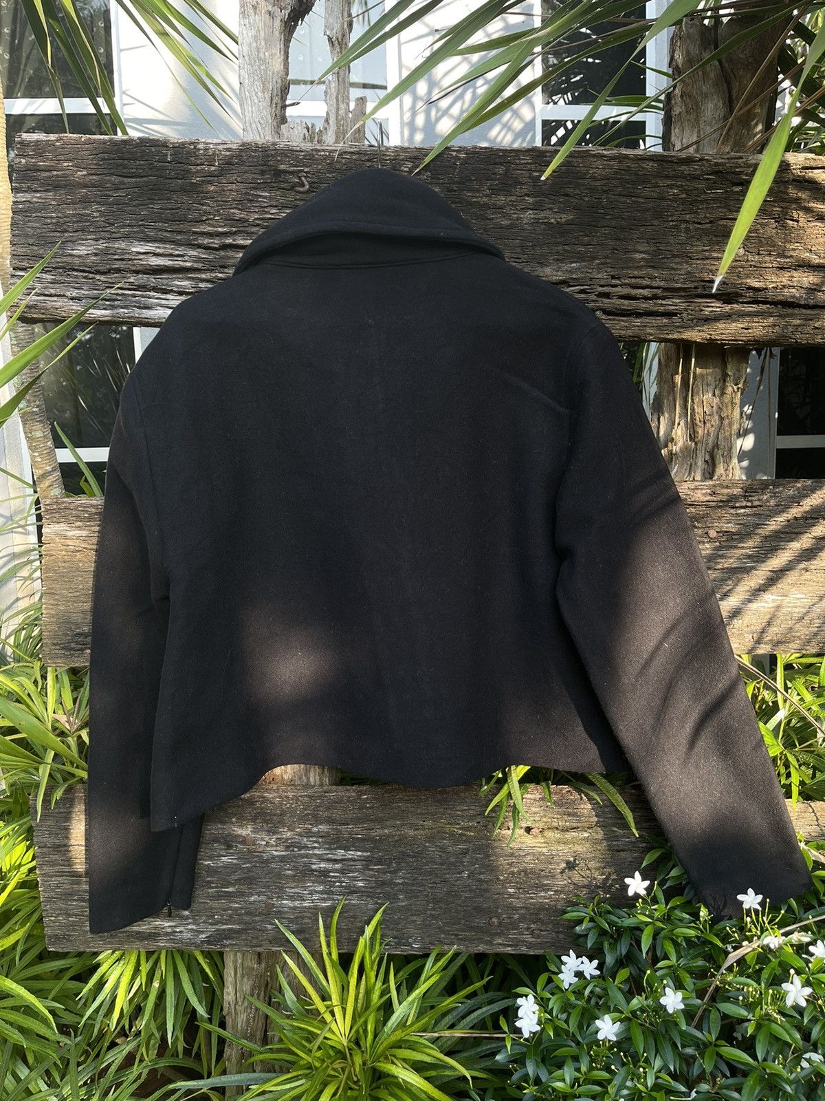 Sarah Pacini Sarah Pacini Cropped Wool Jacket - Made in Italy Size M / US 6-8 / IT 42-44 - 8 Thumbnail