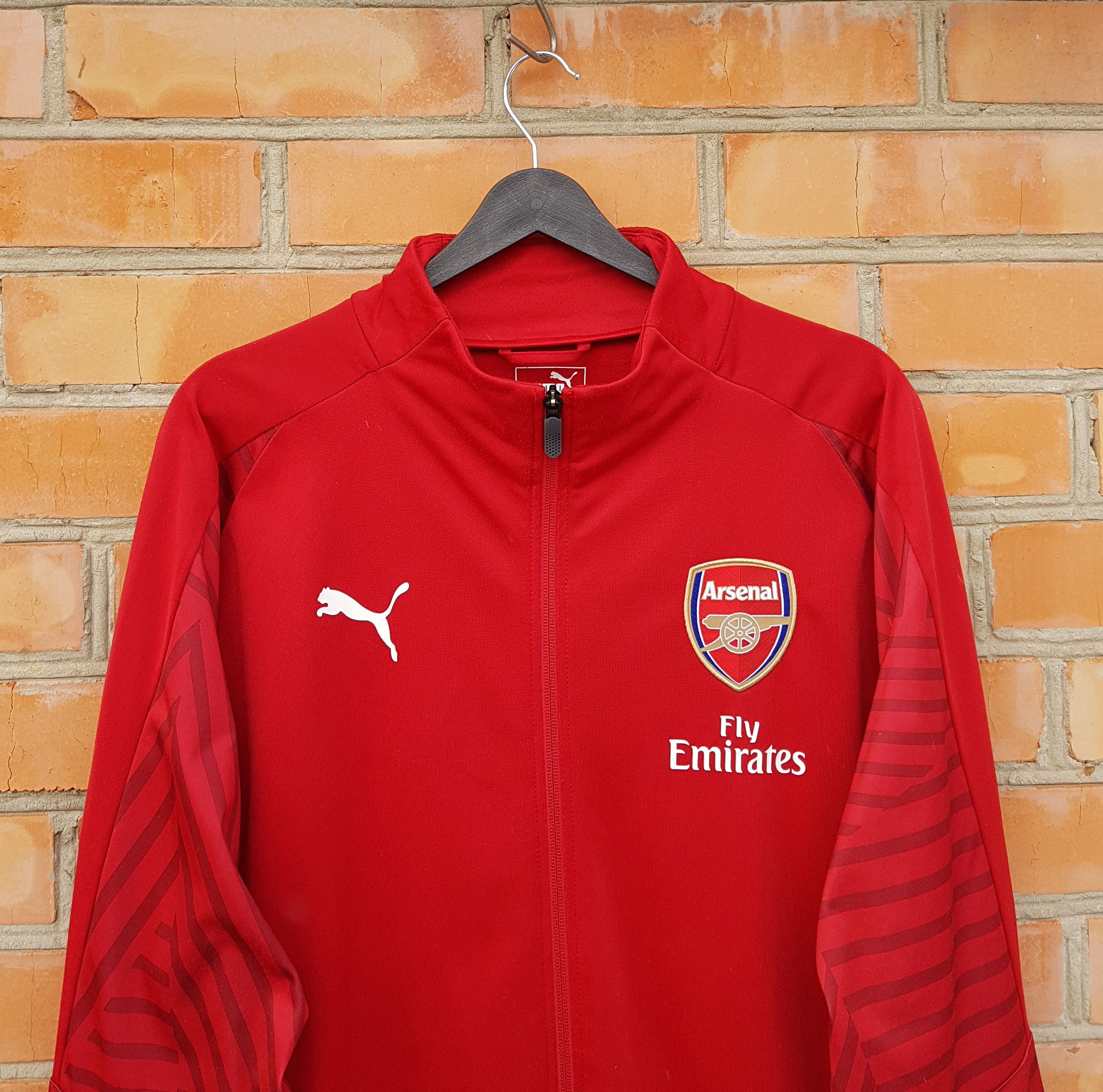 Puma Puma Arsenal Soccer Football Full Zip Track Top Jacket sz XL Size US XL / EU 56 / 4 - 2 Thumbnail