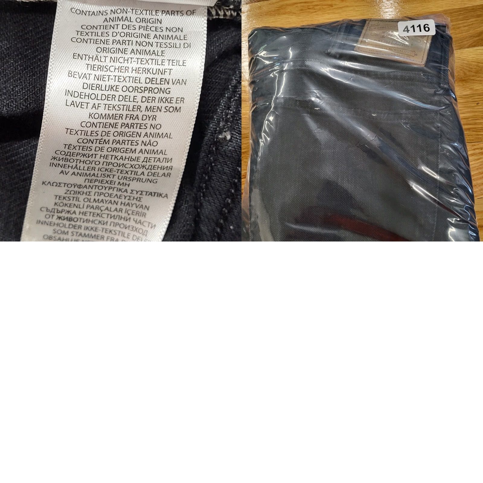 Polo Ralph Lauren Polo Ralph Lauren Jeans Men's Size 38x32 Black Denim Hampton Straight Hudson Size US M / EU 48-50 / 2 - 10 Thumbnail