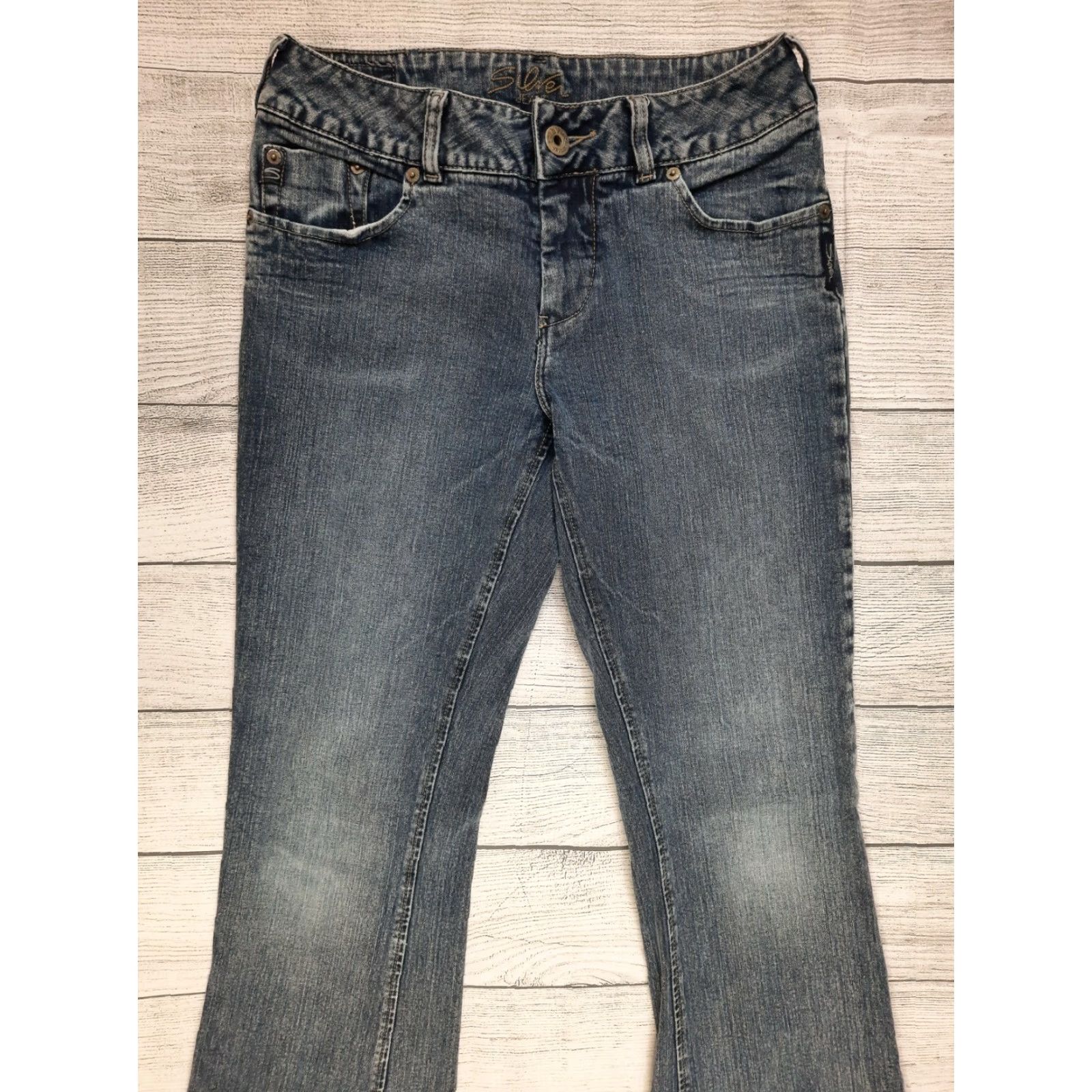 Silver Jeans Co. VINTAGE Silver Jeans Bootcut Jeans Women 29 30x31 Mid Rise Denim Silver Jeans Bootcut 90s Size 29" - 6 Thumbnail