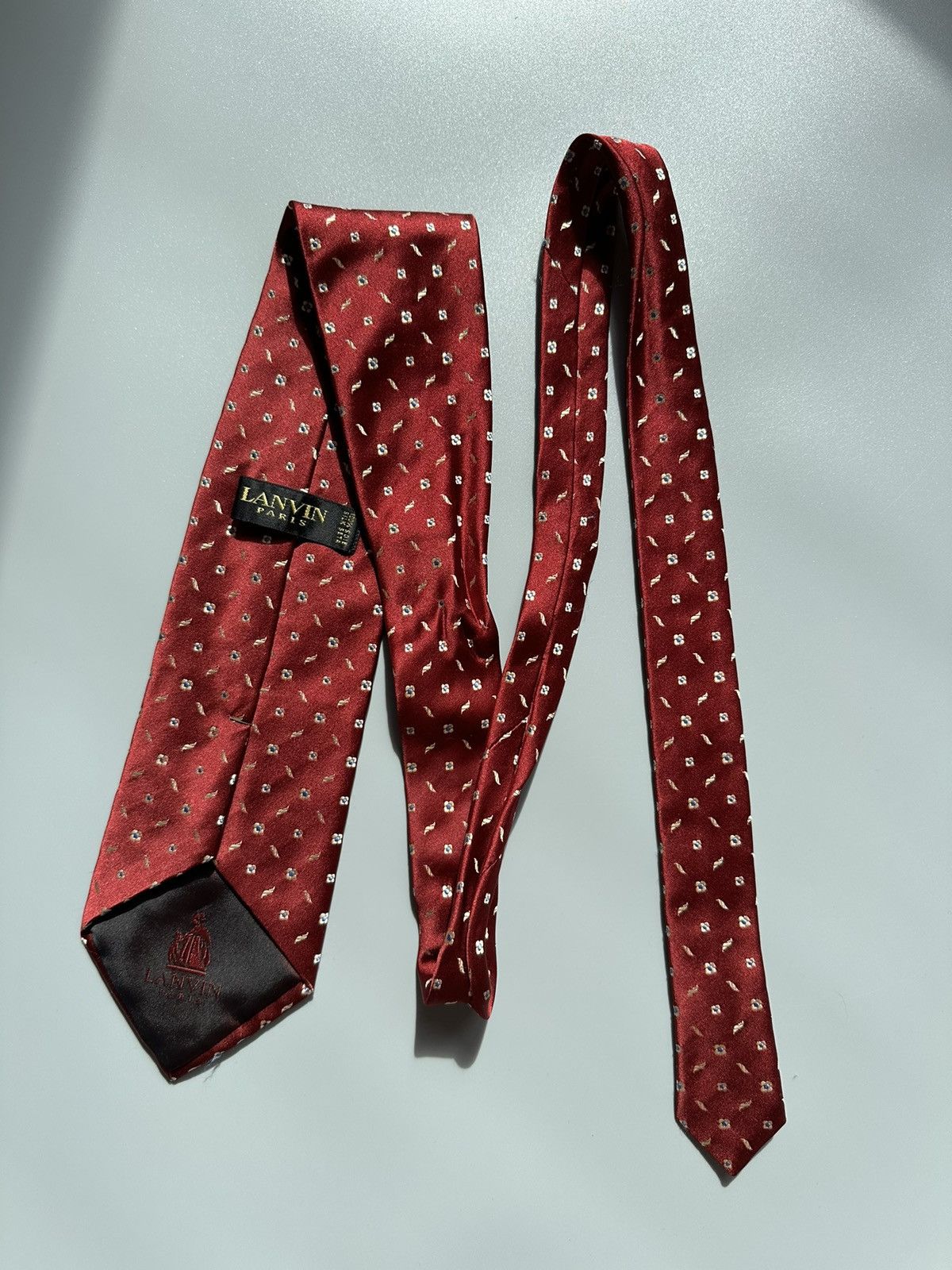 Lanvin Lanvin Tie Paris Necktie Size ONE SIZE - 4 Thumbnail
