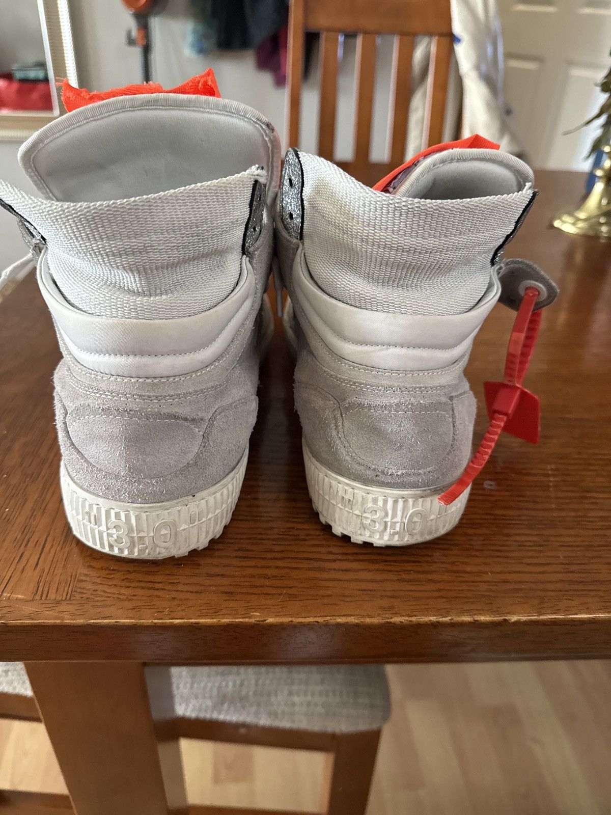 Off-White OFF WHITE Off-Court 3.0 Glitter High Top Sneaker Size US 9 / EU 42 - 4 Thumbnail