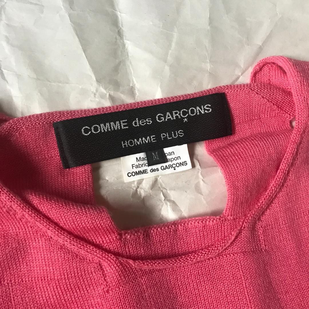 Comme des Garcons × Comme des Garcons Homme Plus Comme des Garcons SS19 Cut Out Cage Knit Sweater Size US M / EU 48-50 / 2 - 5 Thumbnail